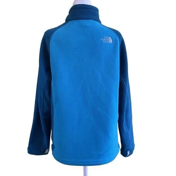 Product image for Women's The North Face Fleece Jacket - Blue Teal - Size LG