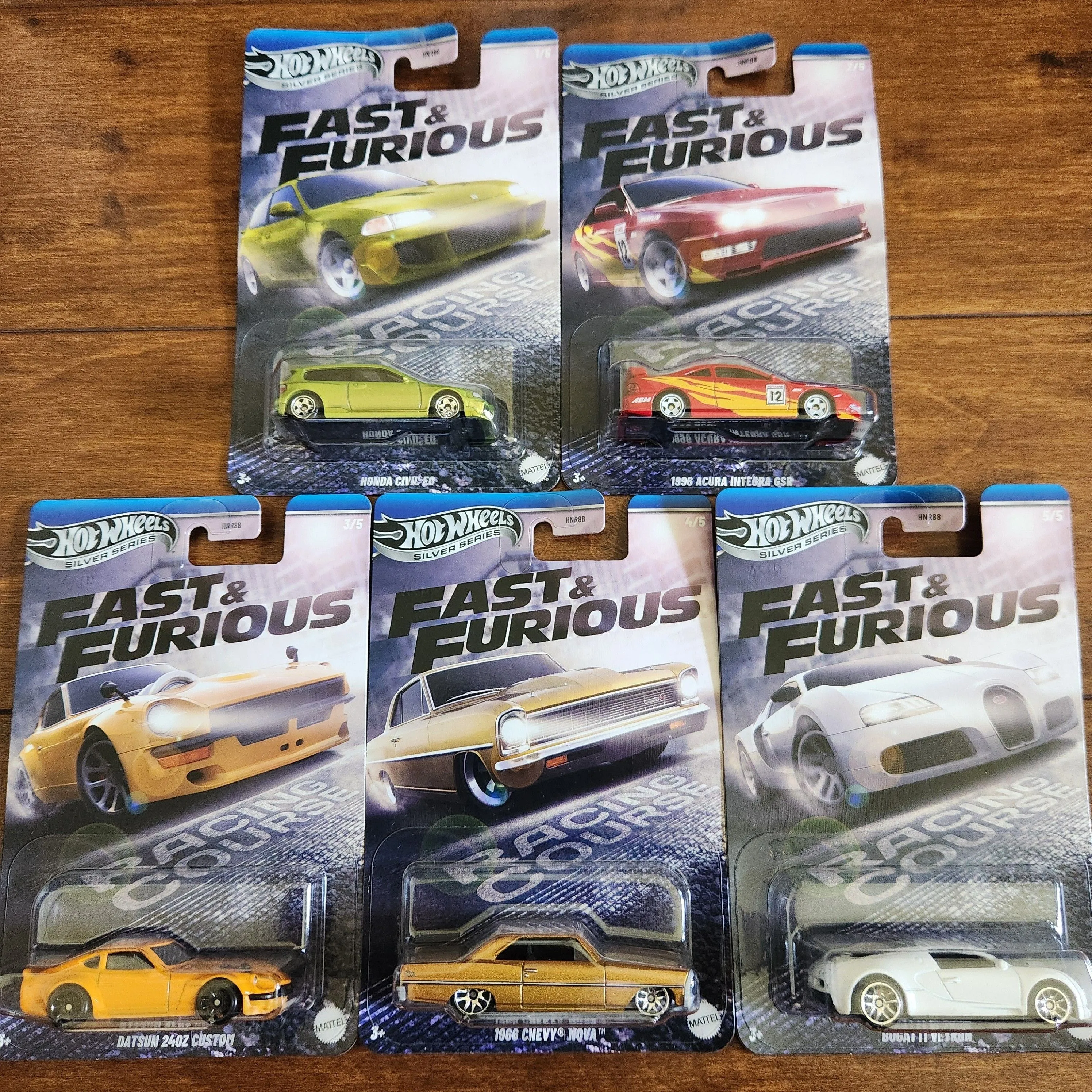 Product image for HHot Wheels Silver Series FAST & FURIOUS Racing Course Set