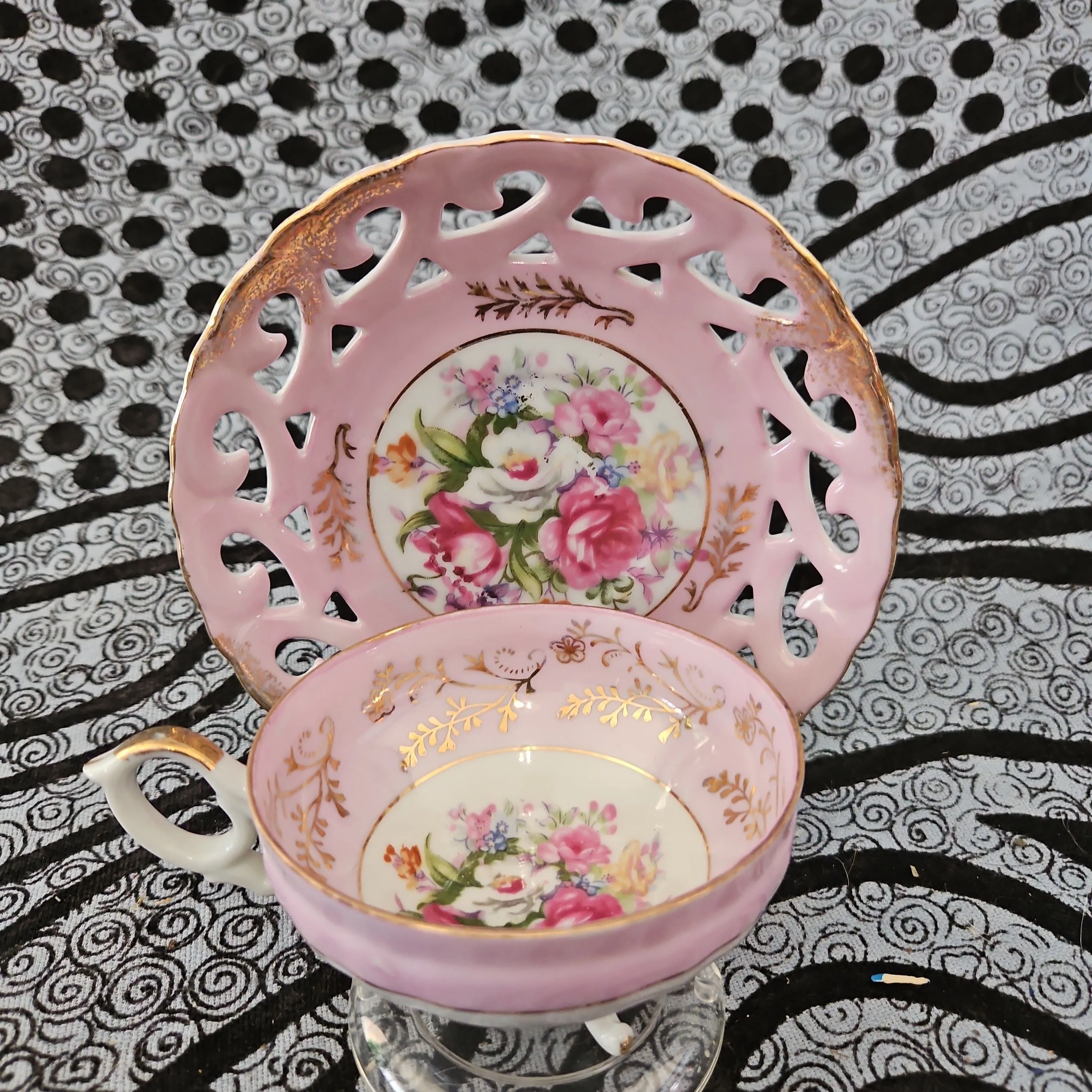 Product image for antique tea cup and plate set