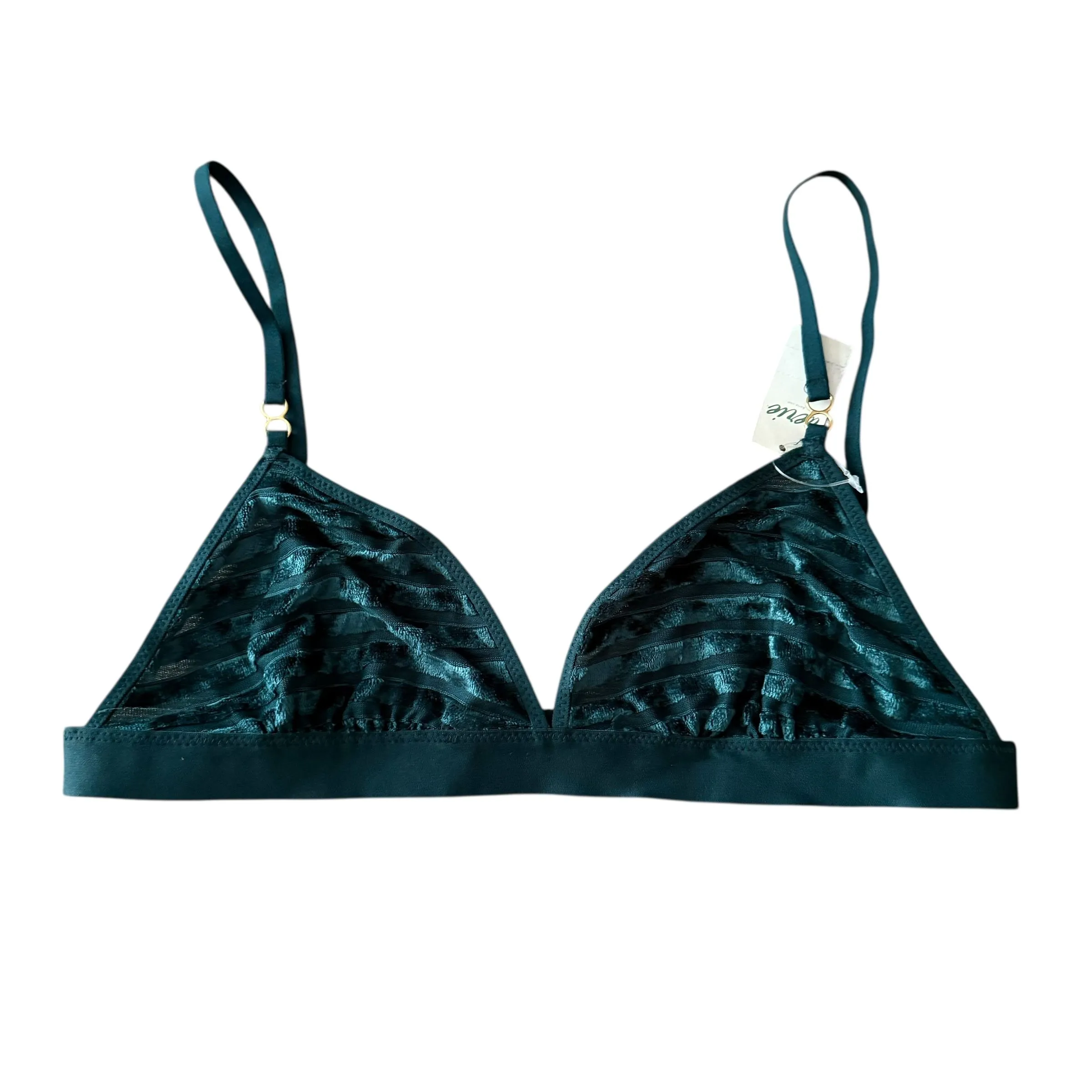 Product image for BIN: NWT Aerie Velvet Striped Bralette Medium