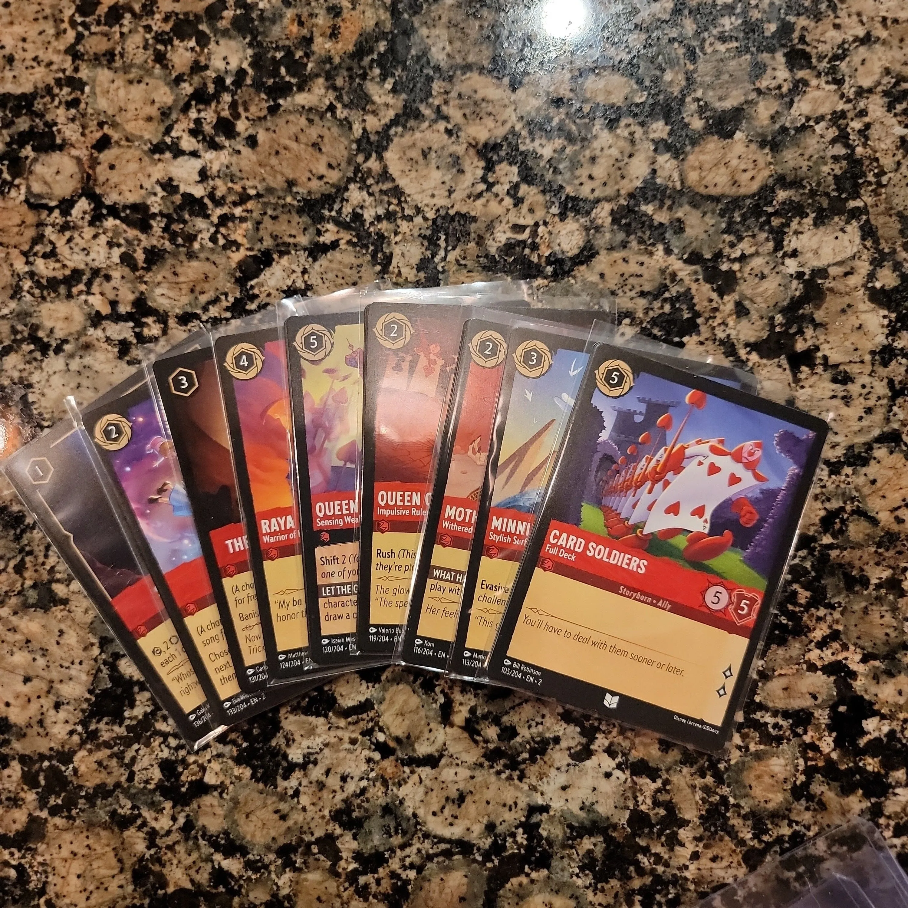 Product image for Lorcana! Full Ruby Uncommon playset from Rise of the Floodborn