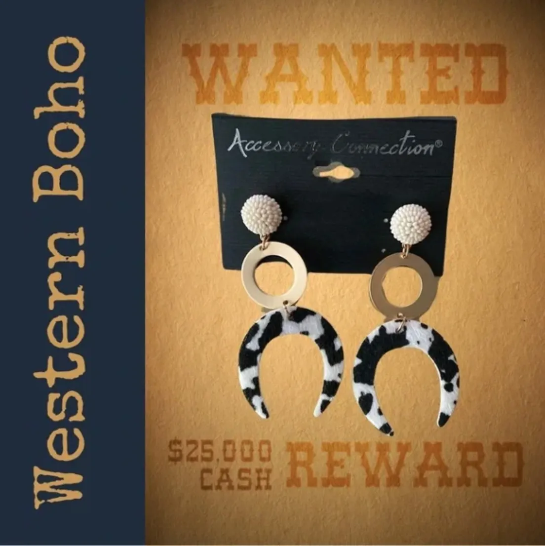 Product image for #109 Accessory Connection Western Earrings