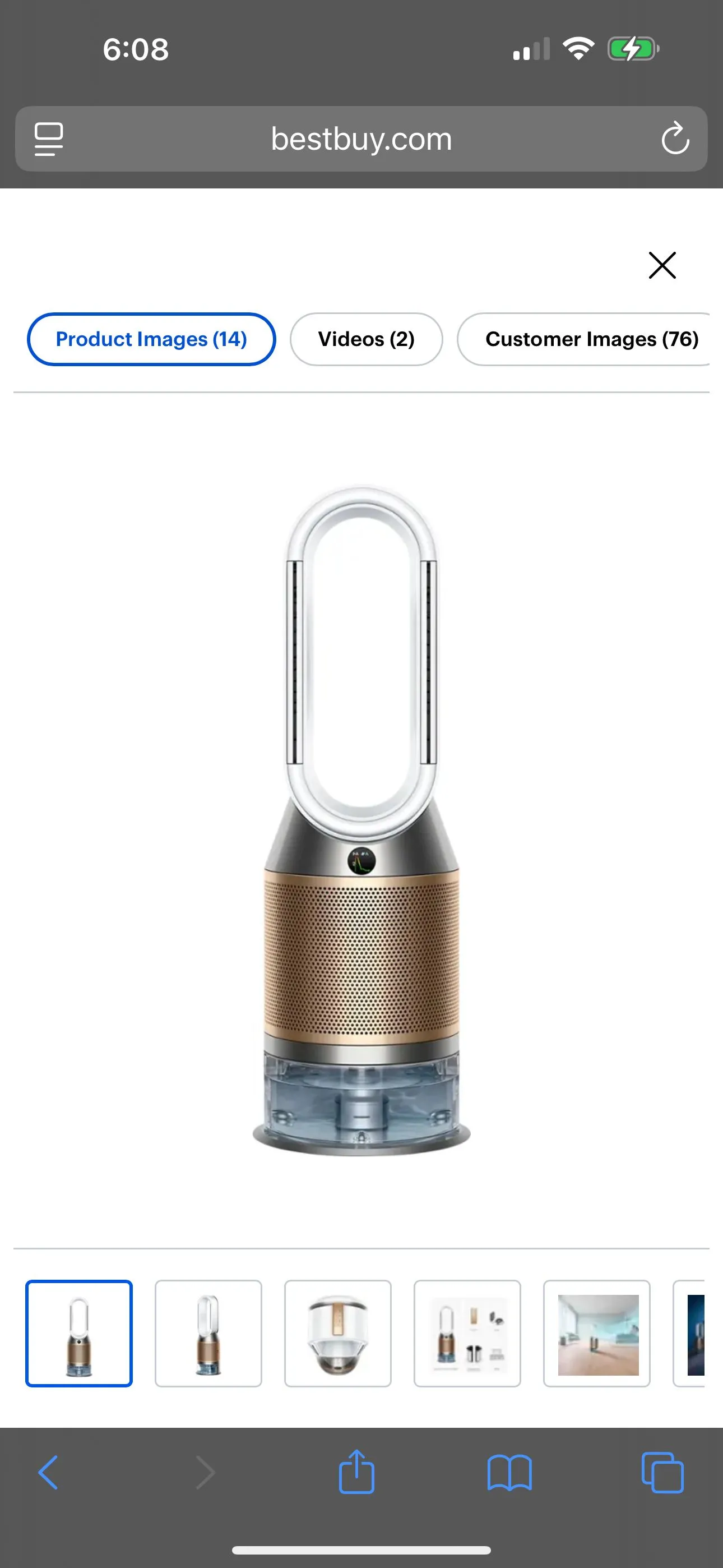 Product image for BNIB DYSON HUMIDIFY+COOL PH2 De-NOx