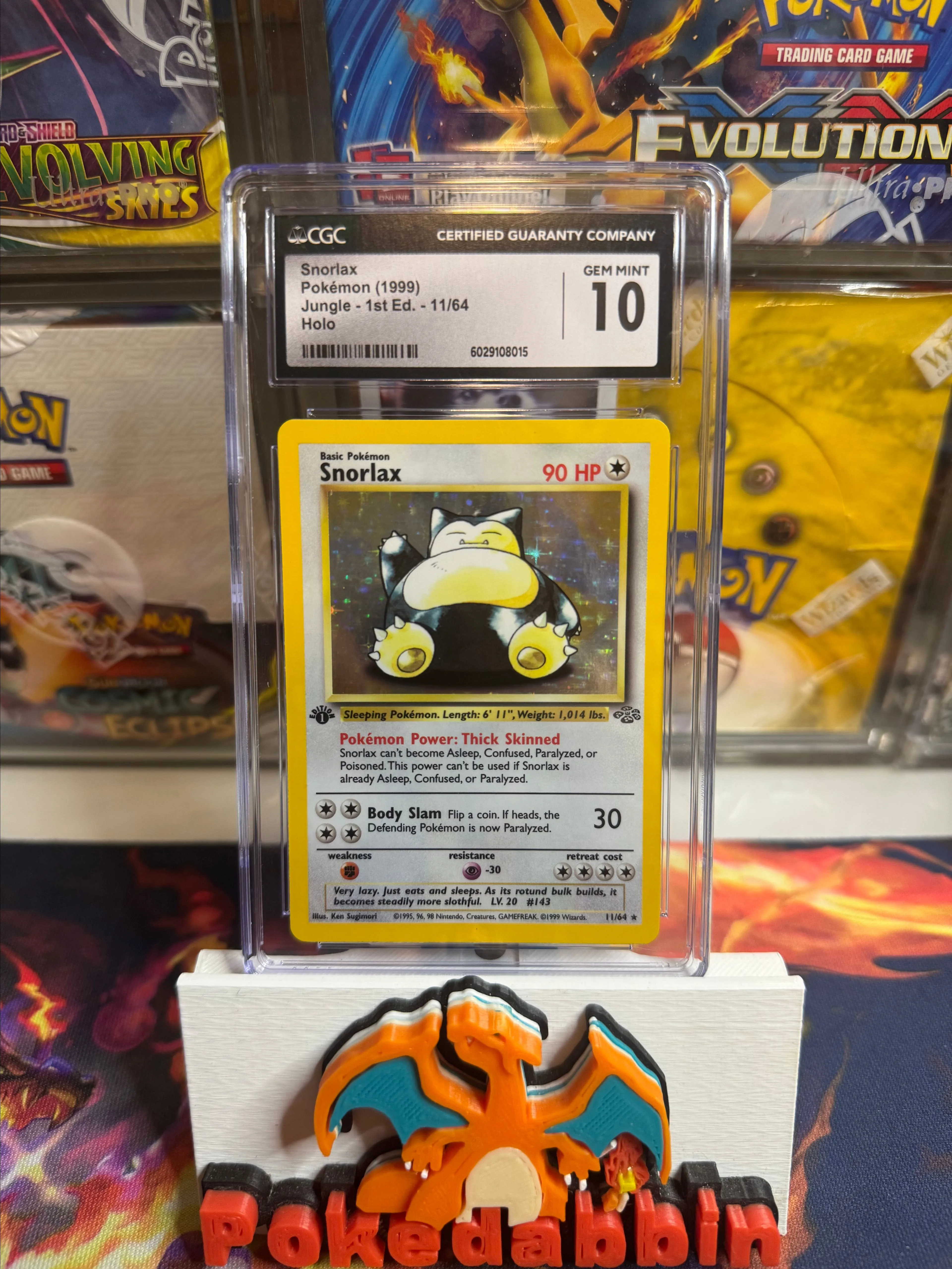 Snorlax #11 1st Edition Jungle Gem Mint 10  Whatnot: Shop, Sell, Connect