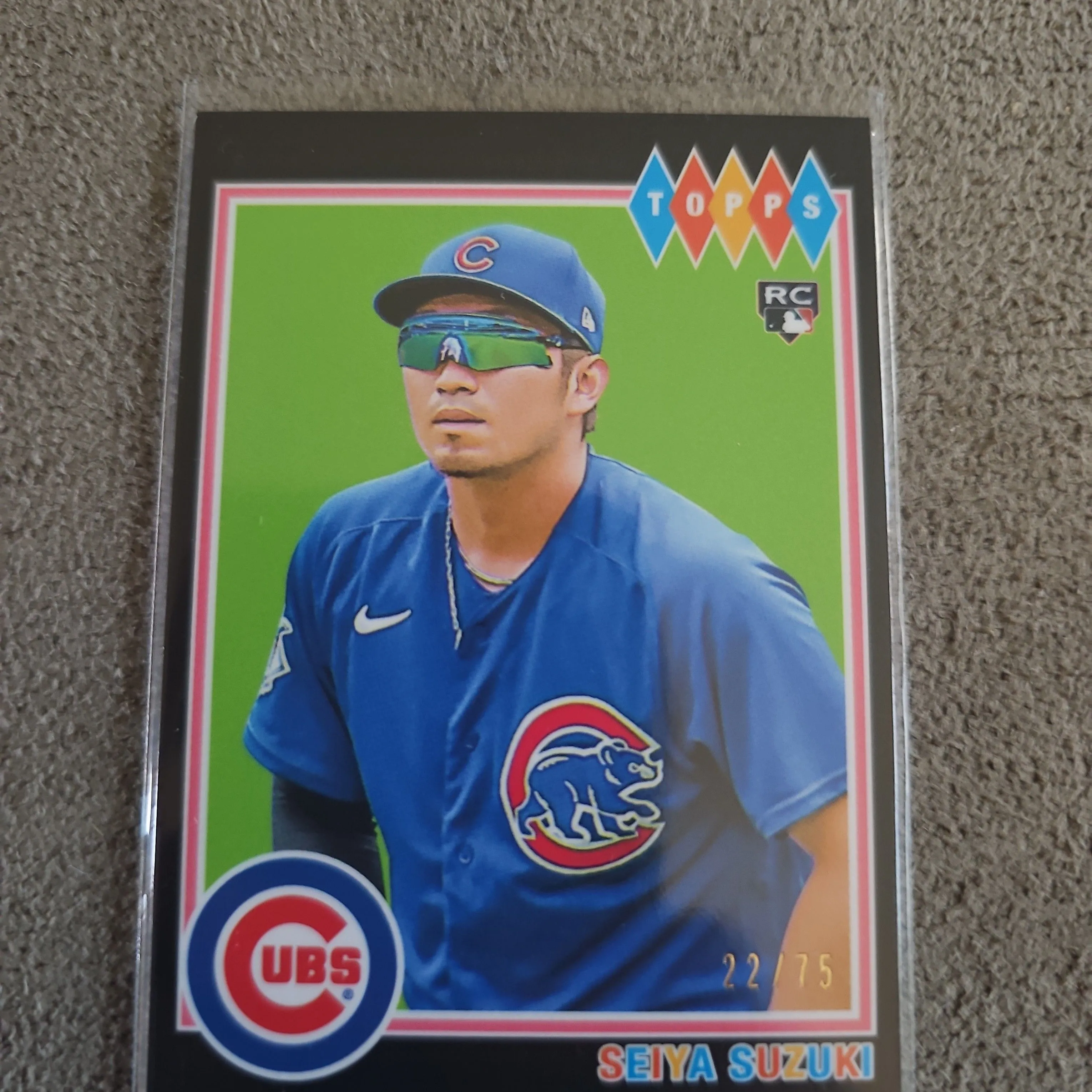 Product image for Seiya Suzuki - /75 Black RC 2023 Topps Brooklyn Collection - Cubs