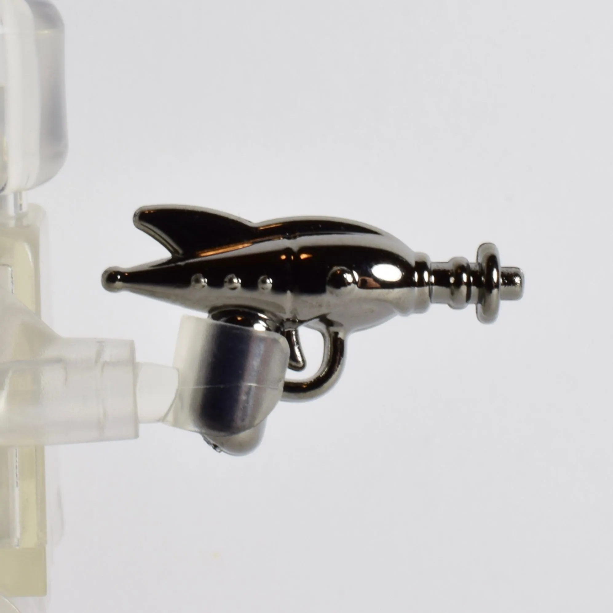 Product image for BrickArms Retro RayGun Toy - Chrome Dark Silver