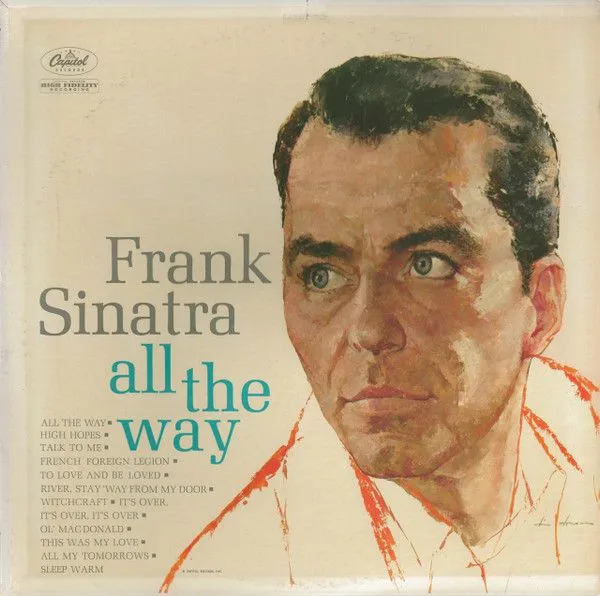 Product image for Frank Sinatra: All The Way Vintage Vinyl LP