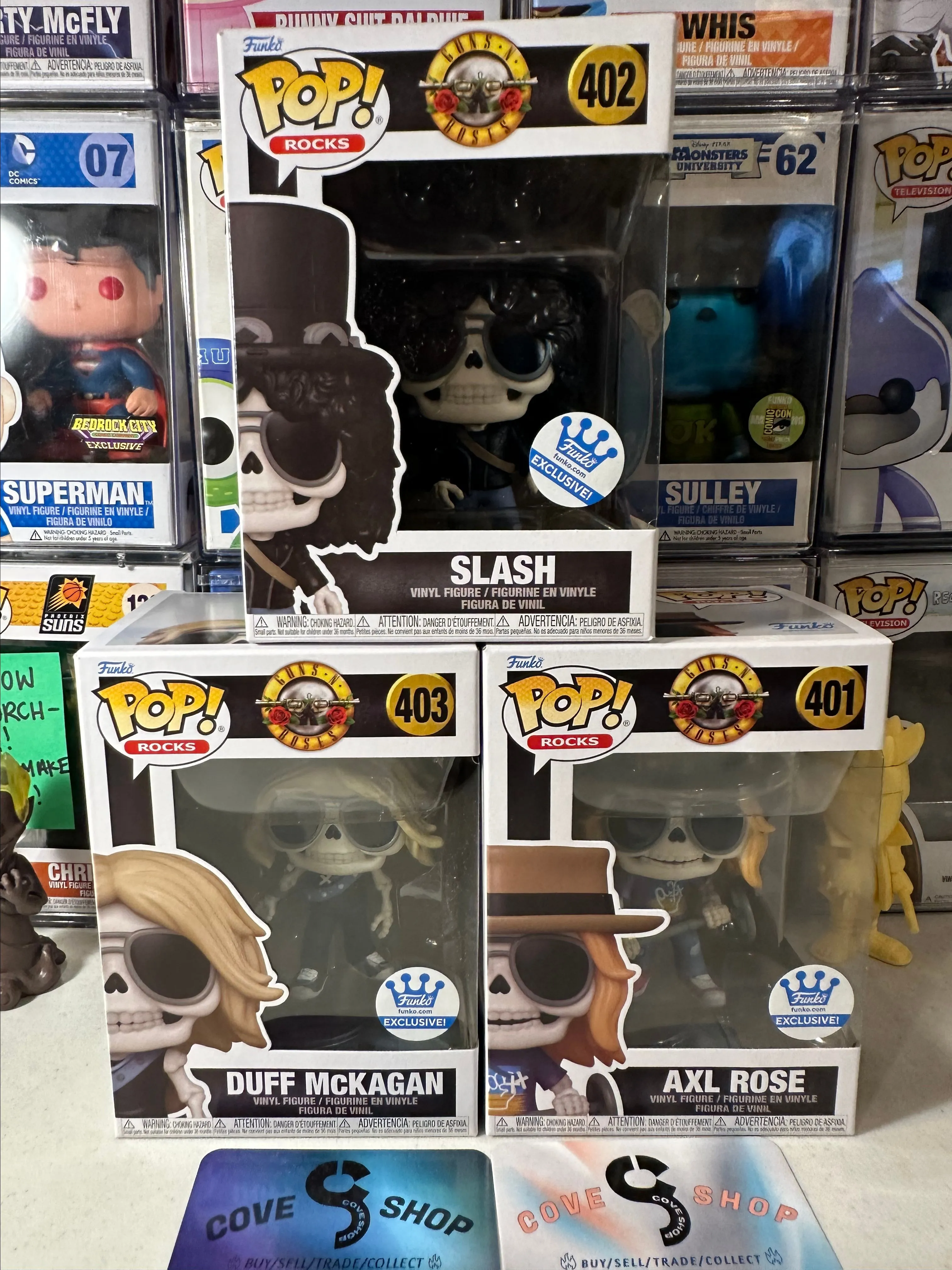 Product image for Guns N Roses Funko Shop Set