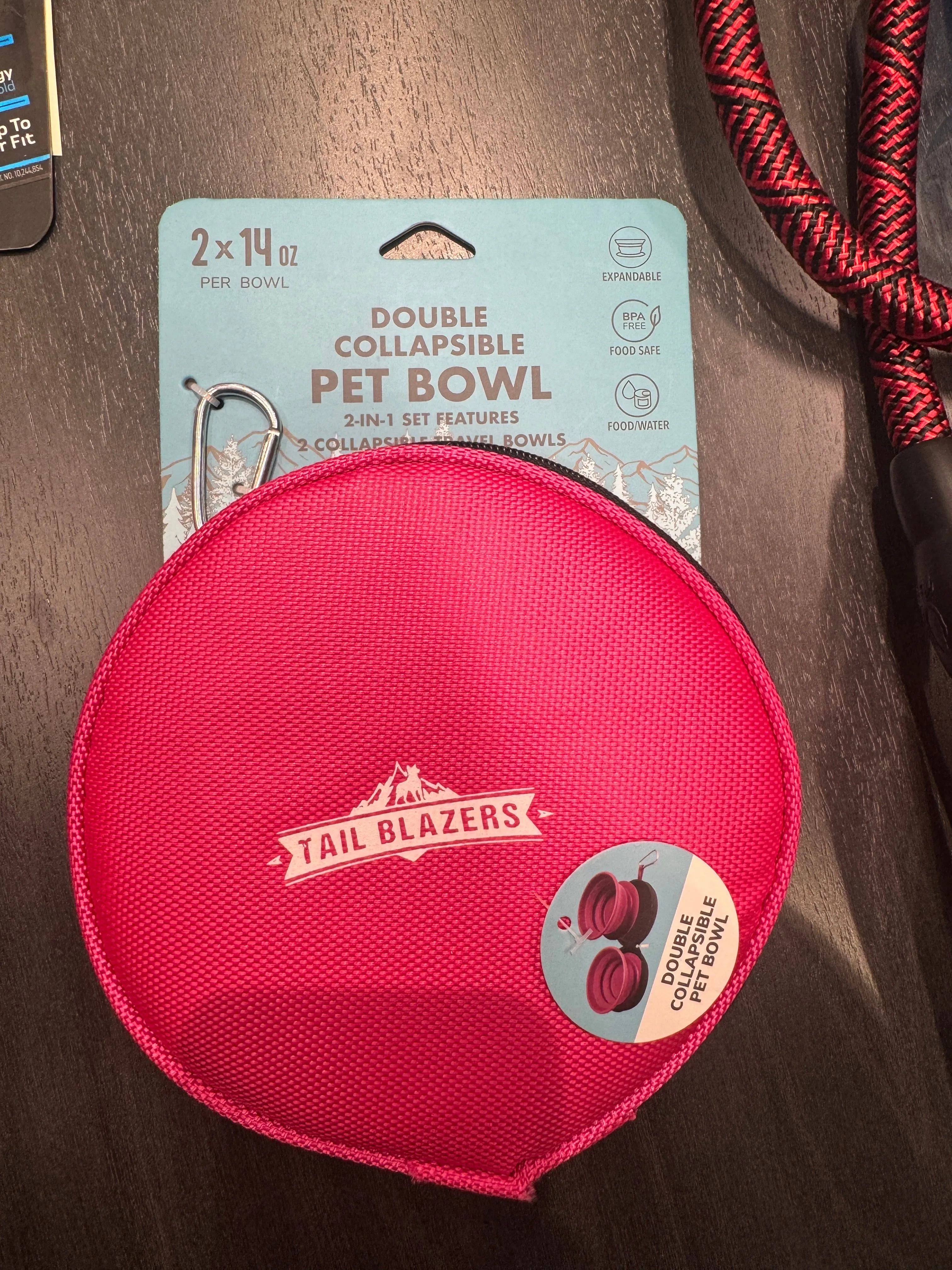 Product image for Dog - Cat Double Travel Pet Bowl