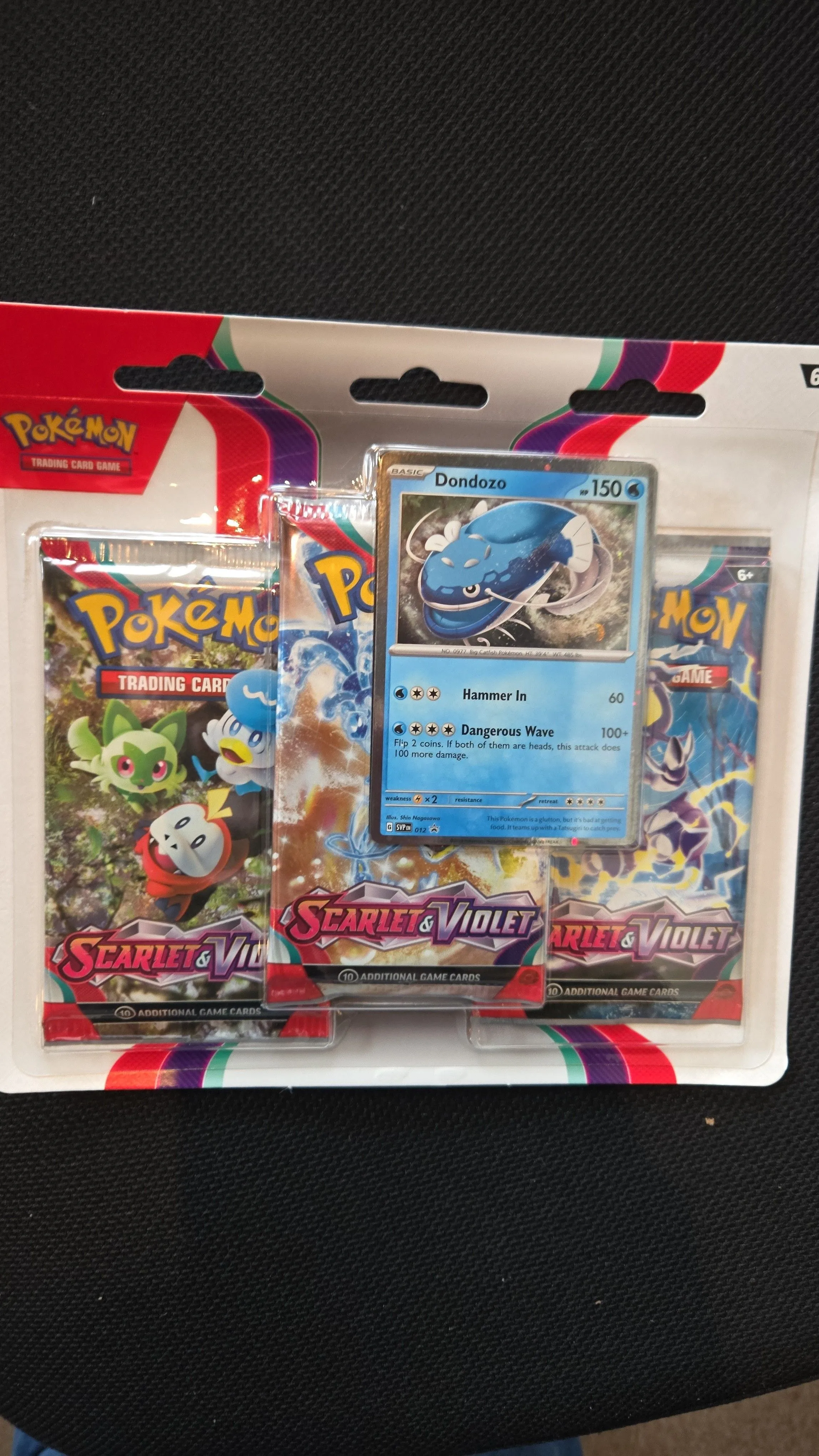 Product image for Pokemon TCG: Scarlet & Violet 3-Pack Blister (Random Promo)