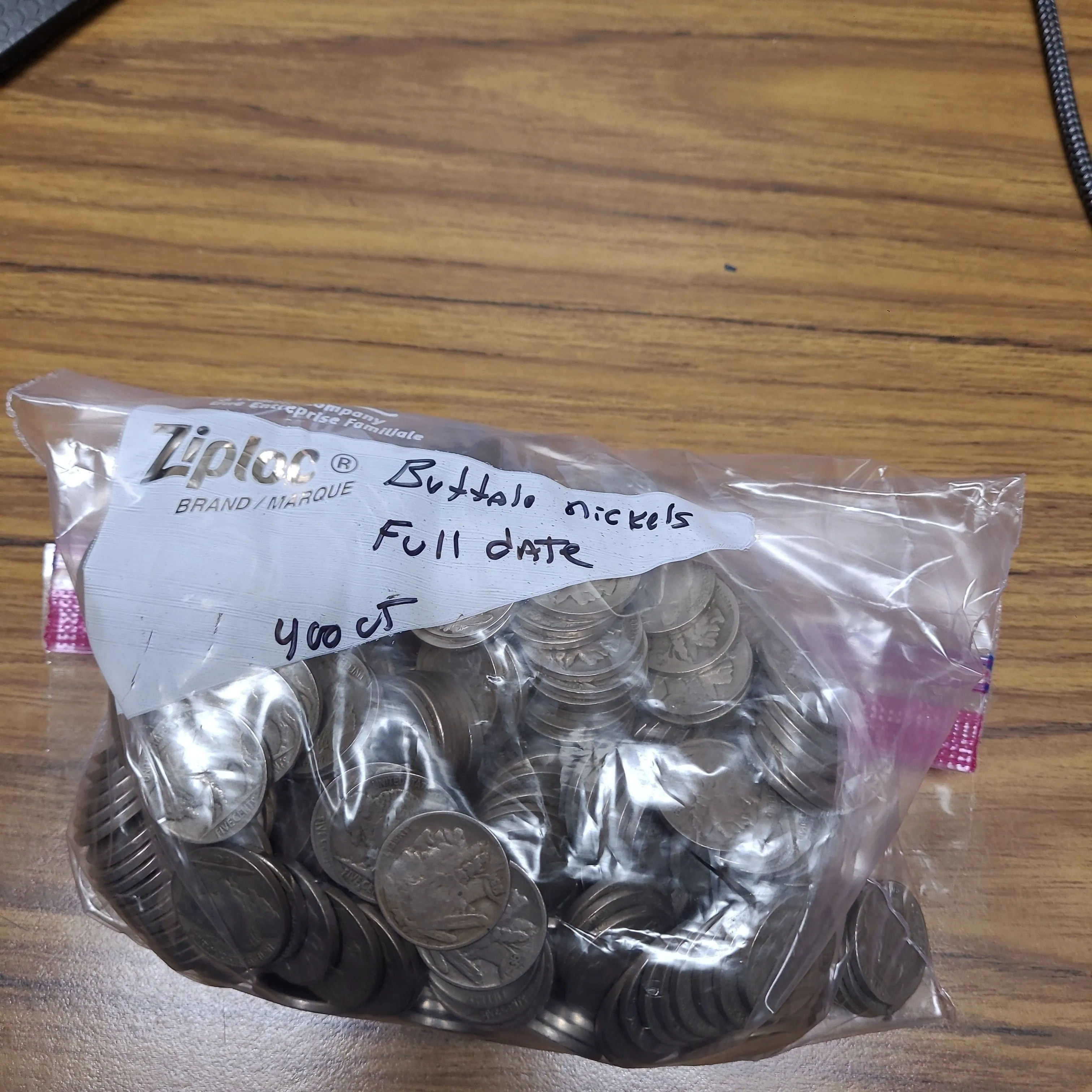 Product image for 400 count Full Date Buffalo nickels