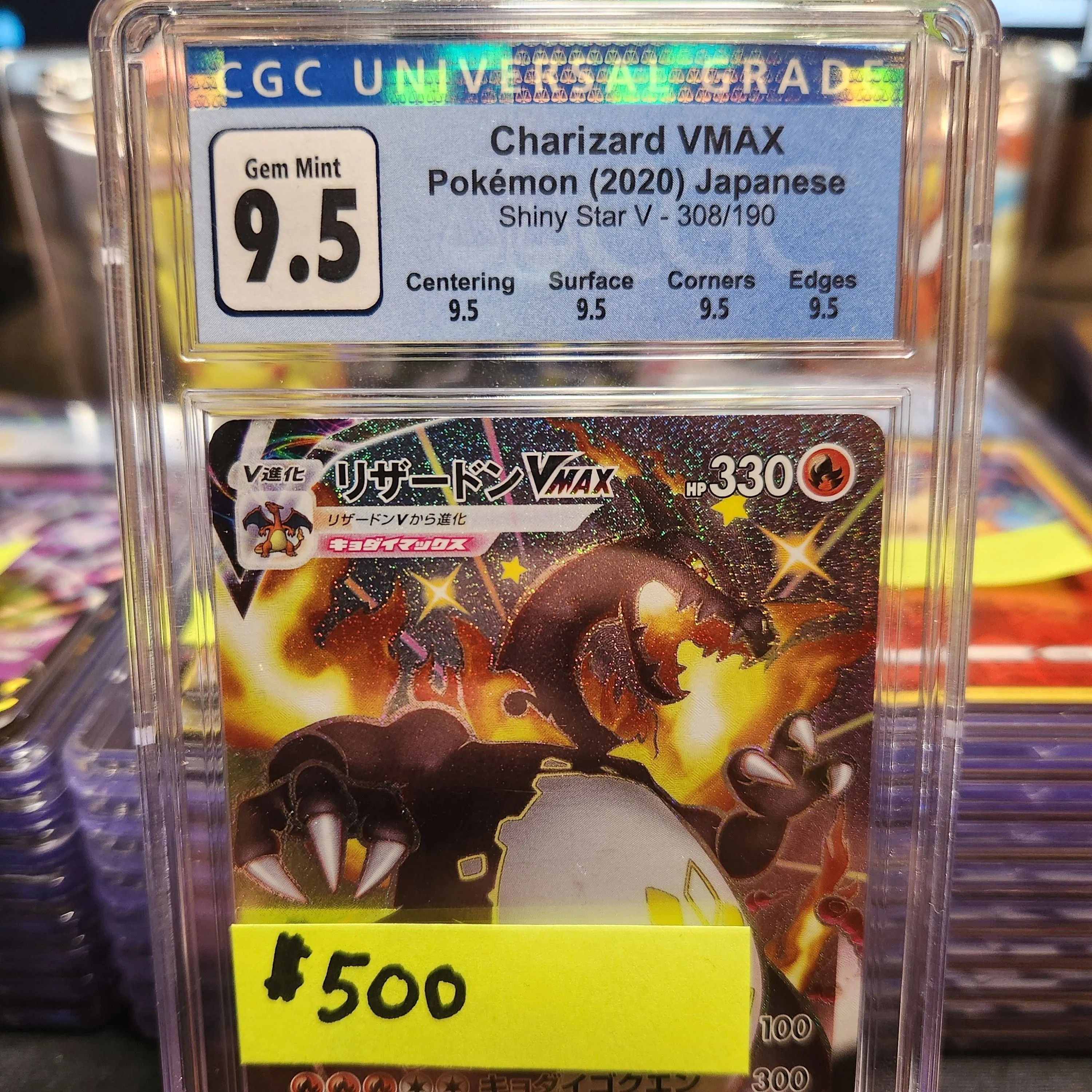 Product image for CGC gem Mint 9.5 charizard vmax shiny star v w/ subgrades