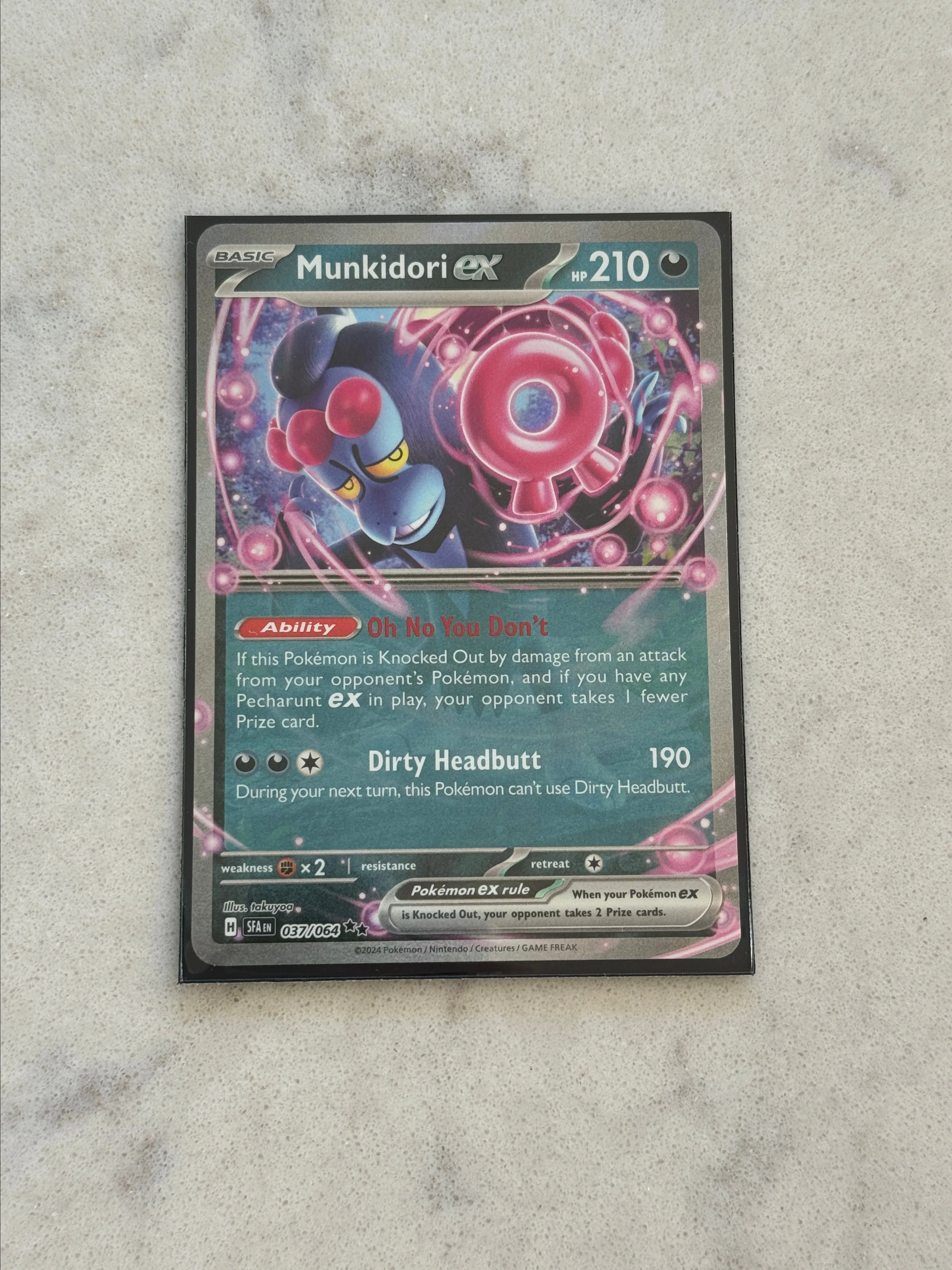 Pokemon Trading Card Game Shrouded Fable Double Rare Munkidori ex #37