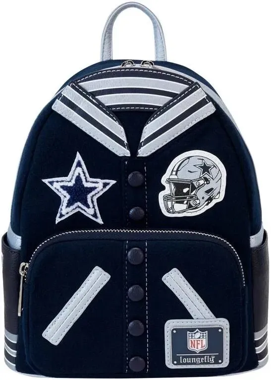 dallas cowboys quilted mini backpack NFL This mini Loungefly Dallas Cowboys Varsity Mini