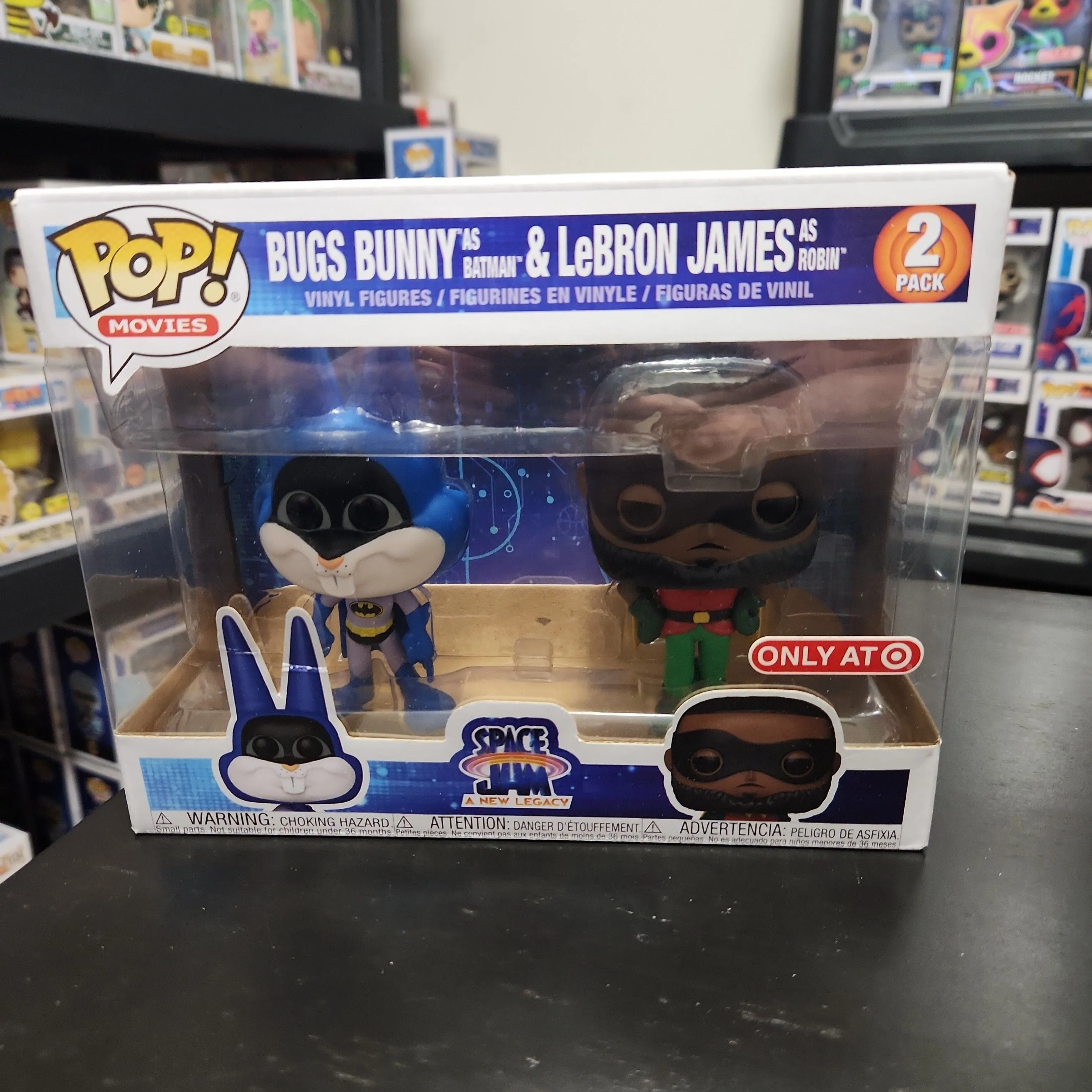 Product image for Bugs Bunny & LeBron James as Batman & Robin