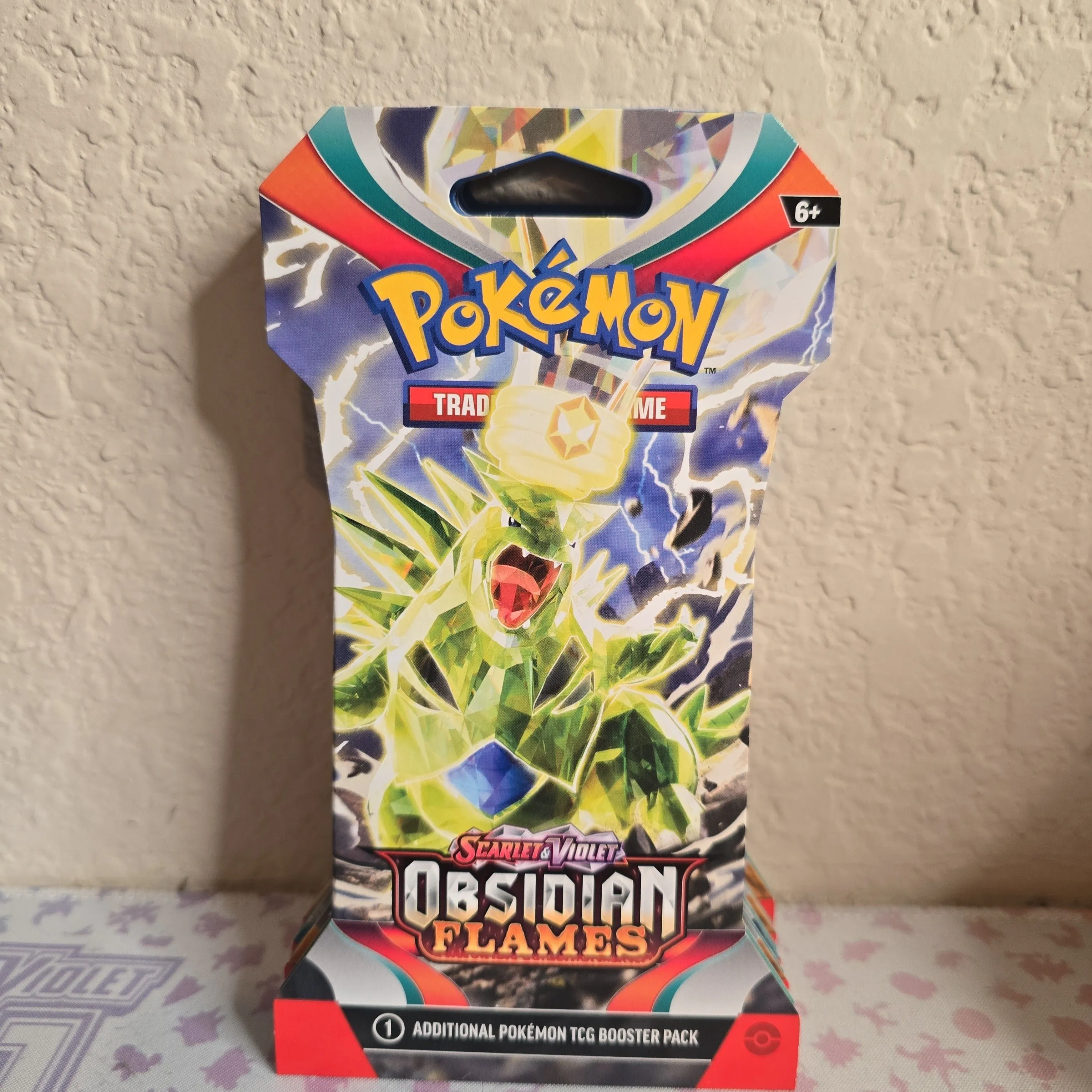Product image for Pokemon Obsidian Flames Sleeved Booster