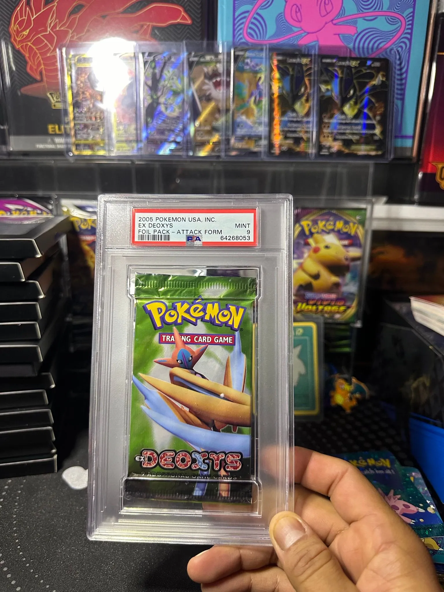 pokemon supporter card maker Deoxys EX 111 116 (Graded) Case main image 0