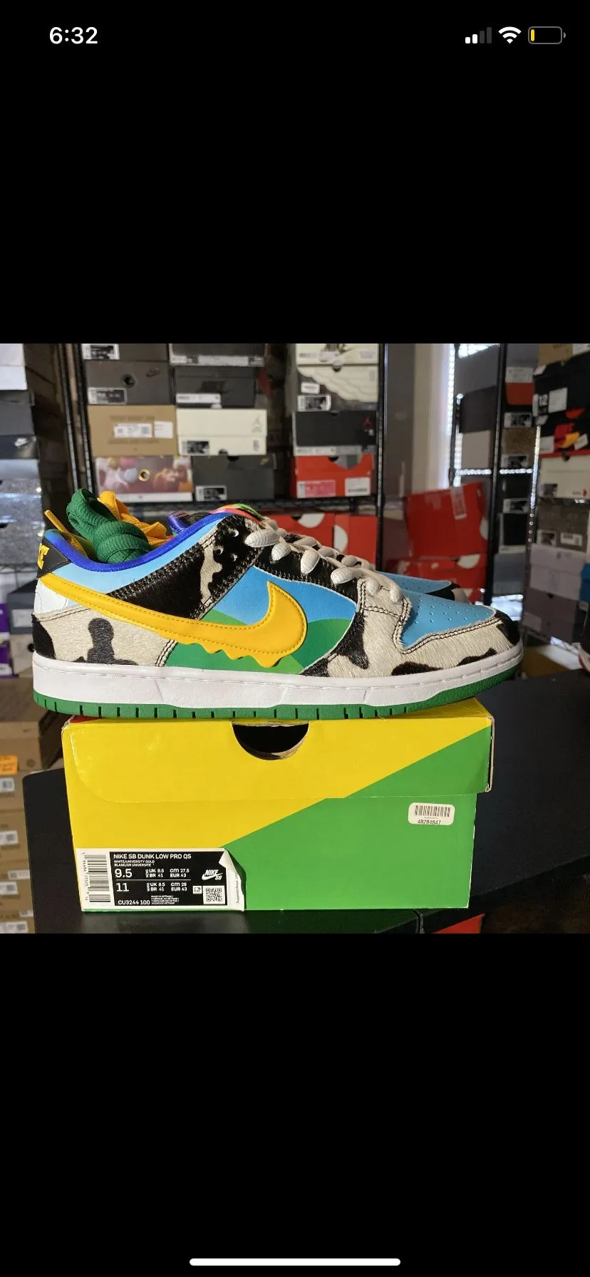 Product image for Size 9.5 - Nike Dunk Low SB Chunky Dunky