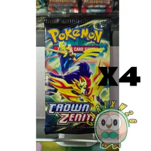 Product image for  Crown Zenith Booster Pack x4 SHIP ONLY