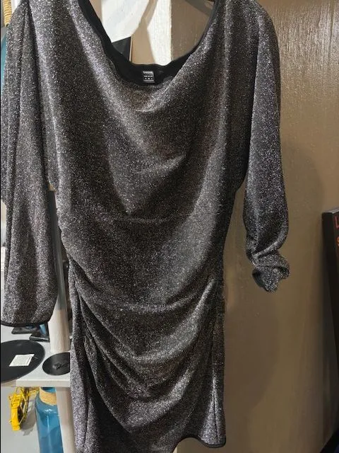 Product image for 184 Black n Silver Dress