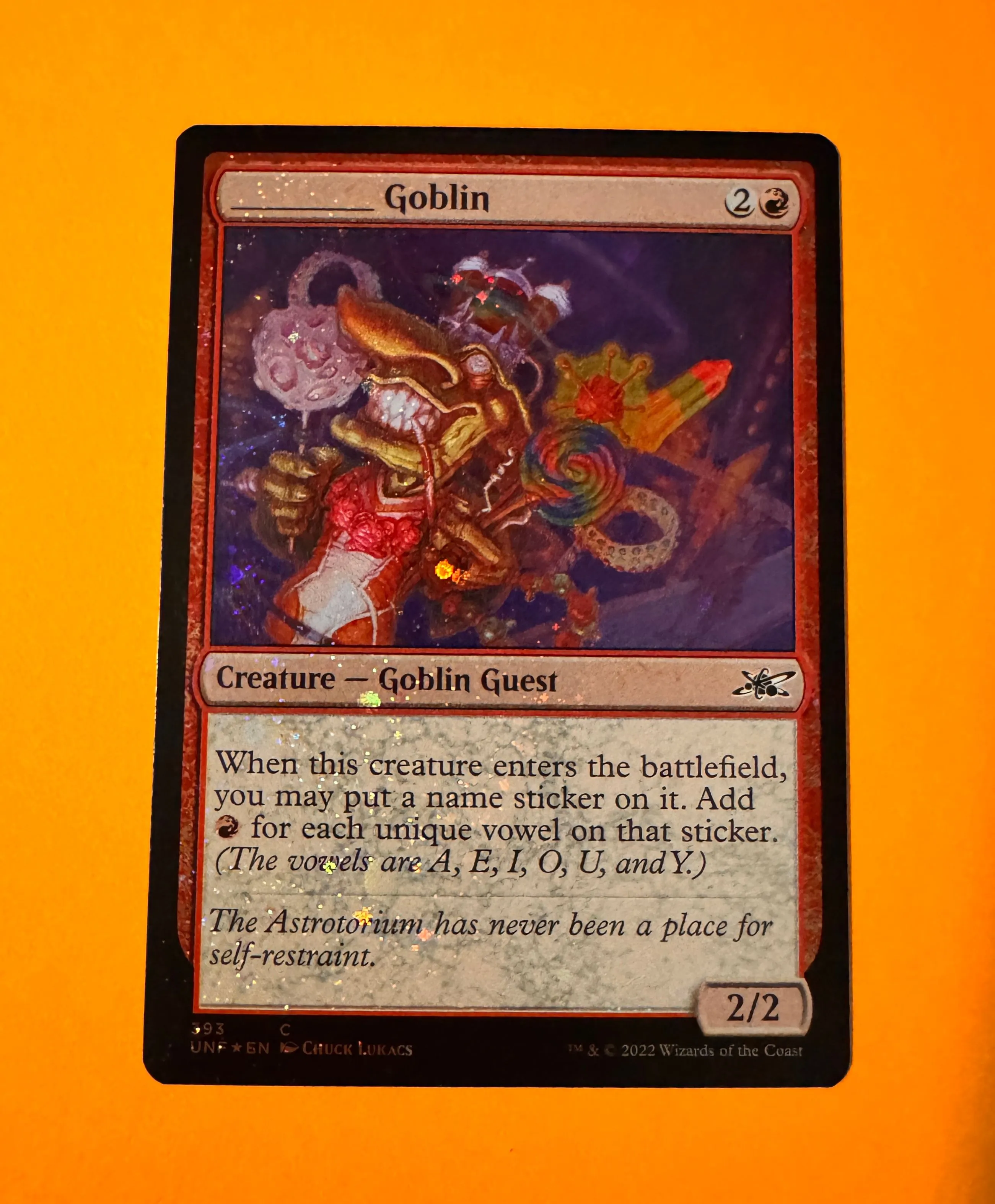 Product image for #393 _________ Goblin (GALAXY FOIL)