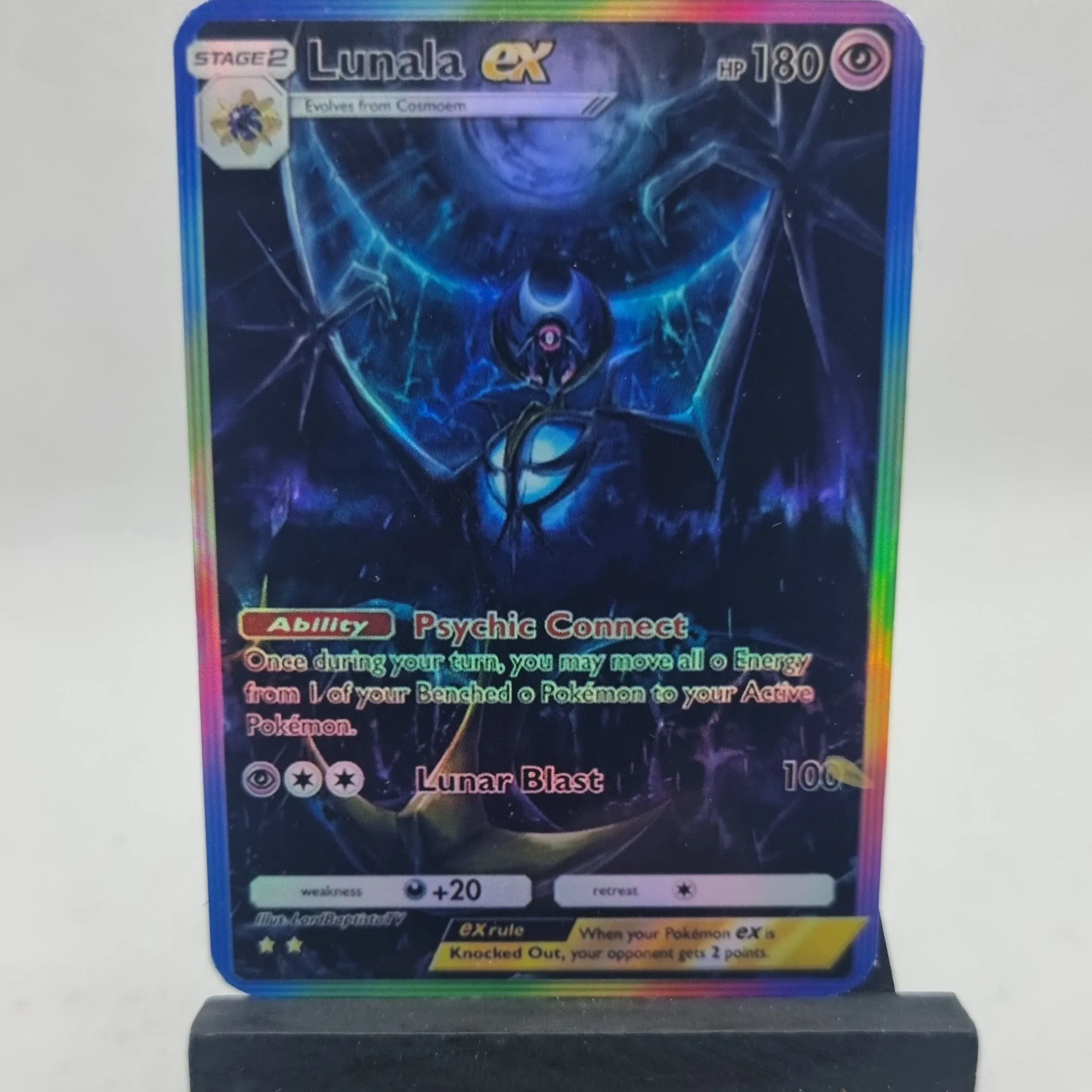 lunala ex holo Pokemon TCG Pocket - celestial guardians - ( fan art)  crd0946  Whatnot: Shop, Sell, Connect