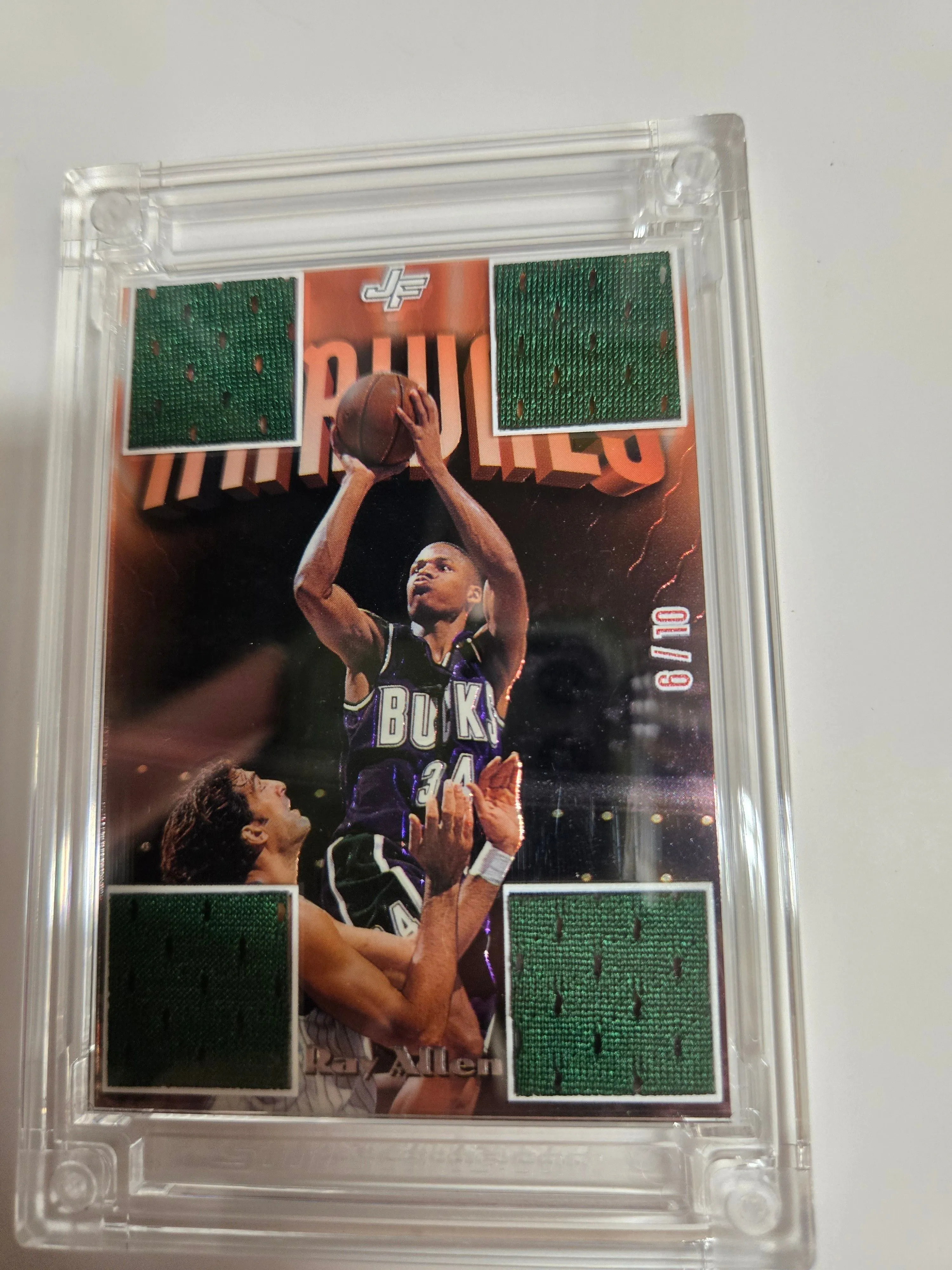 Product image for Ray Allen /10 4patch card