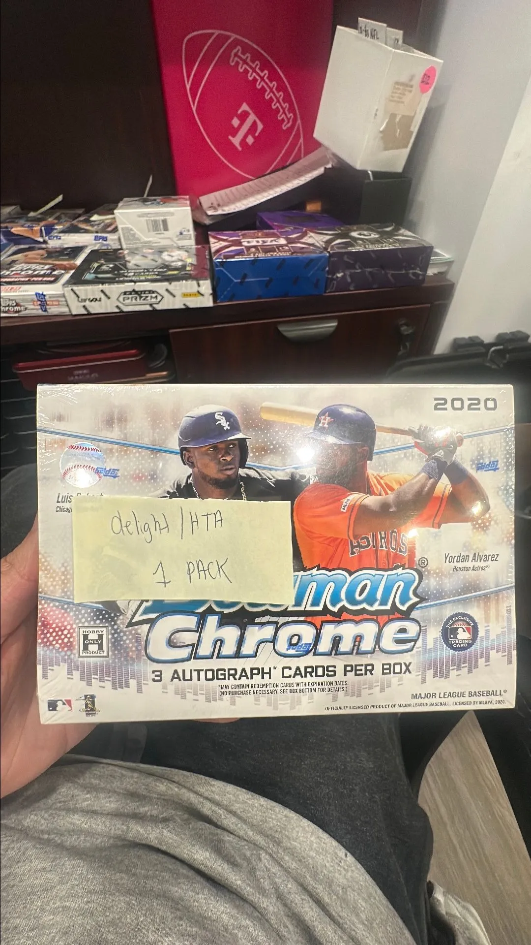 Product image for 2020 mlb bowman chrome hta box