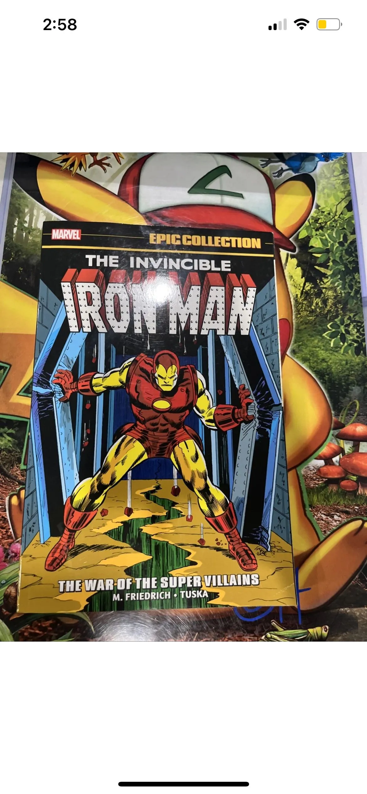 Product image for Iron Man Epic Collection Vol 6 The War of The Super Villains TPB Marvel NEW
