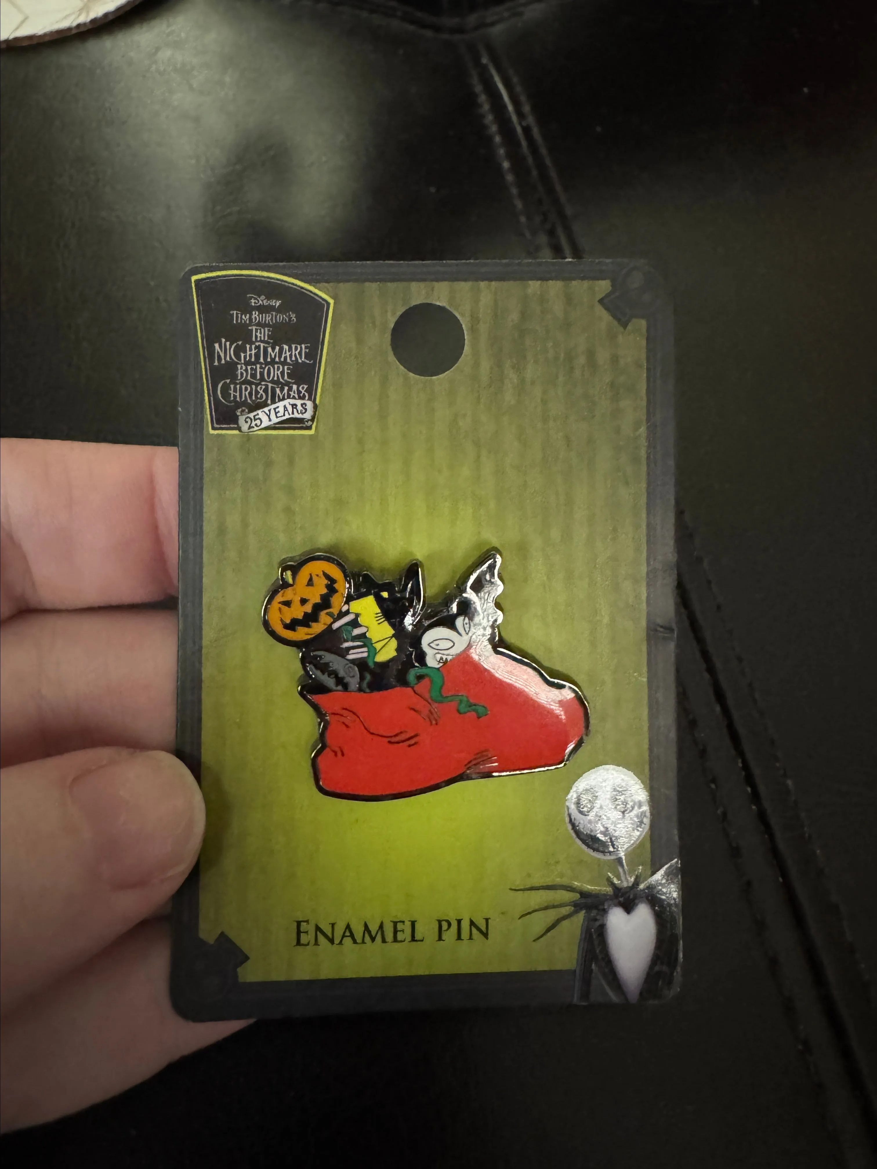 Product image for Disney Nightmare Before Christmas 25th Anniversary Vampire Teddy Enamel Pin