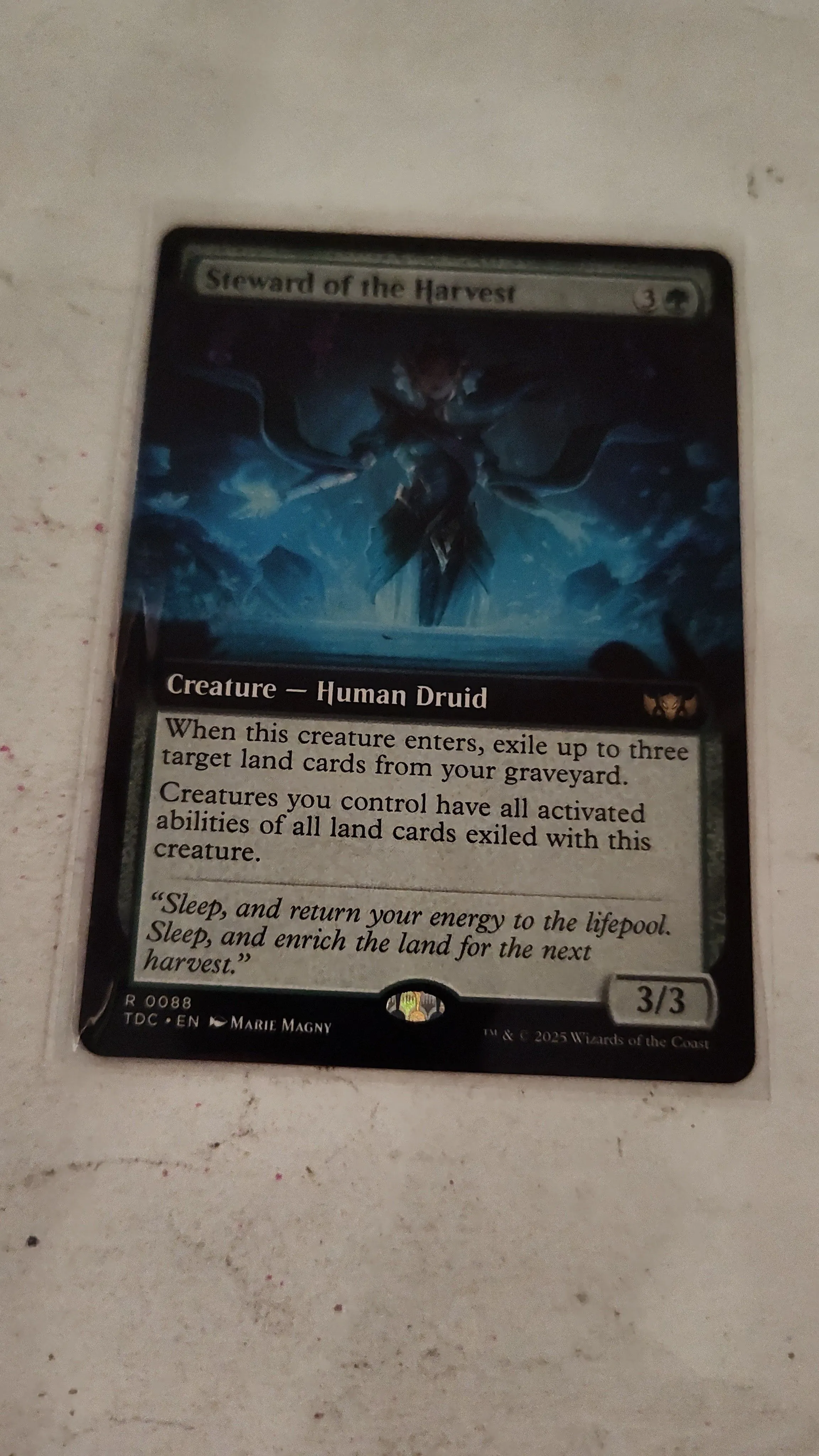 Product image for MTG Tarkir Dragonstorm Borderless Steward of the Harvest 
