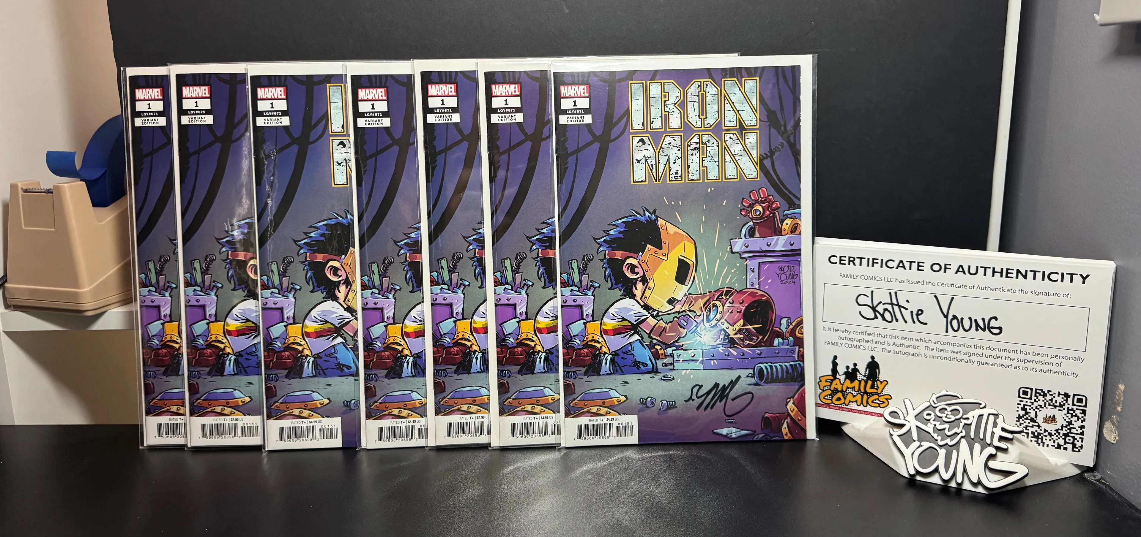 Product image for Iron Man 1, Skottie Young: Signed by Skottie Young