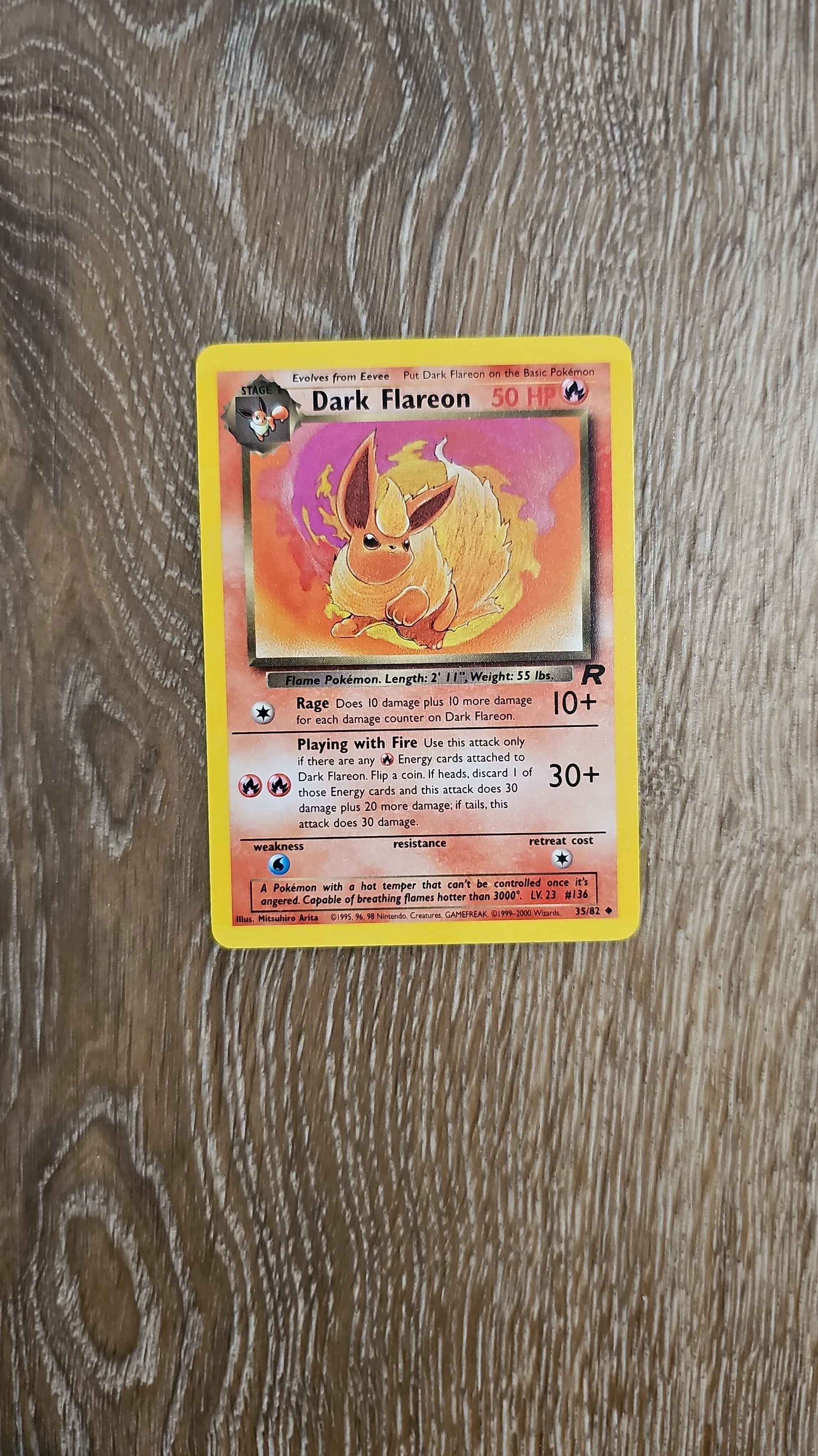 Dark Flareon - Team Rocket Set - 35/82 Mint Condition Pokemon Card   Whatnot: Shop, Sell, Connect