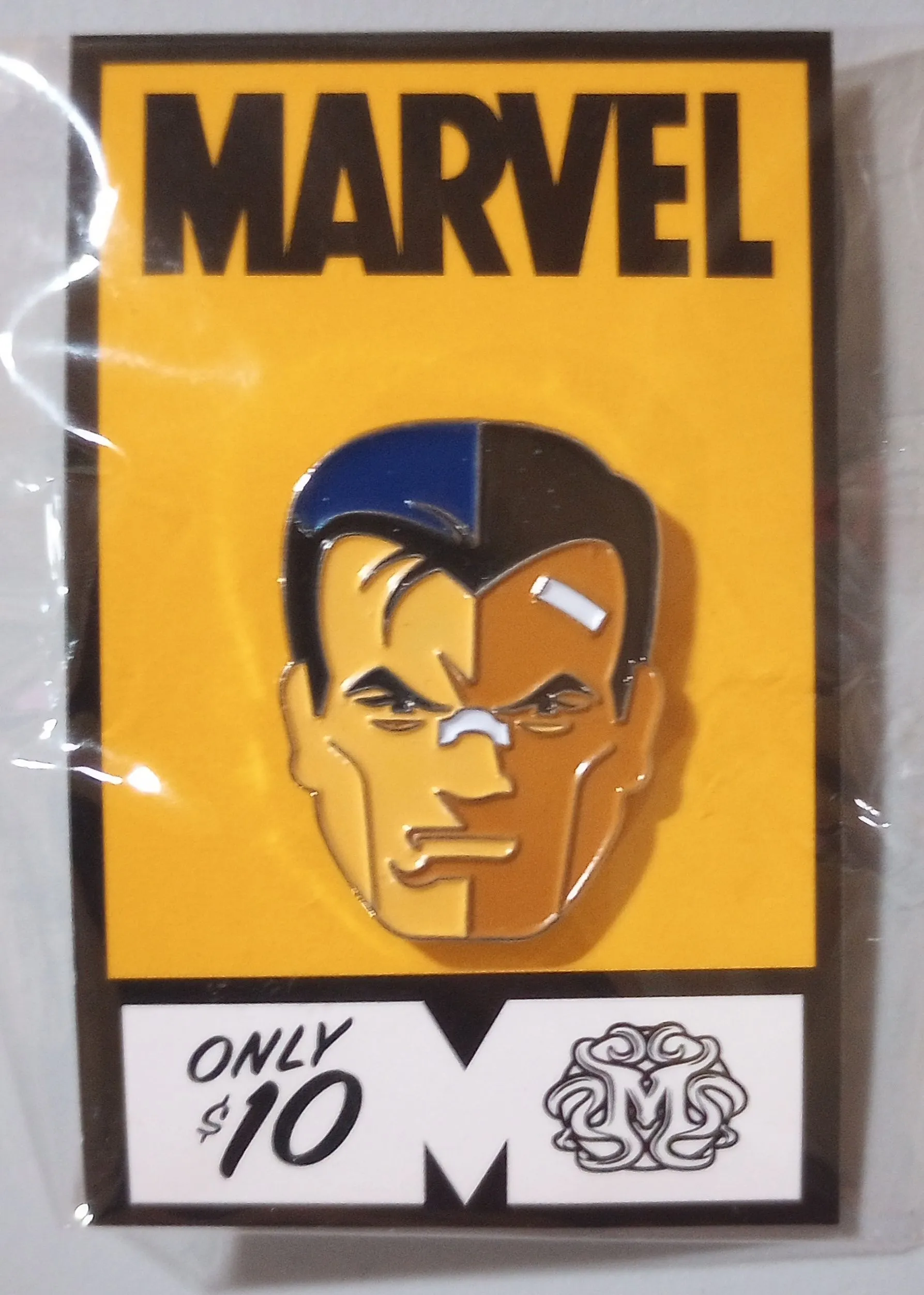 Product image for MONDO x MARVEL Daredevil PUNISHER Enamel Pin - Limited Edition - Tom Whalen Art