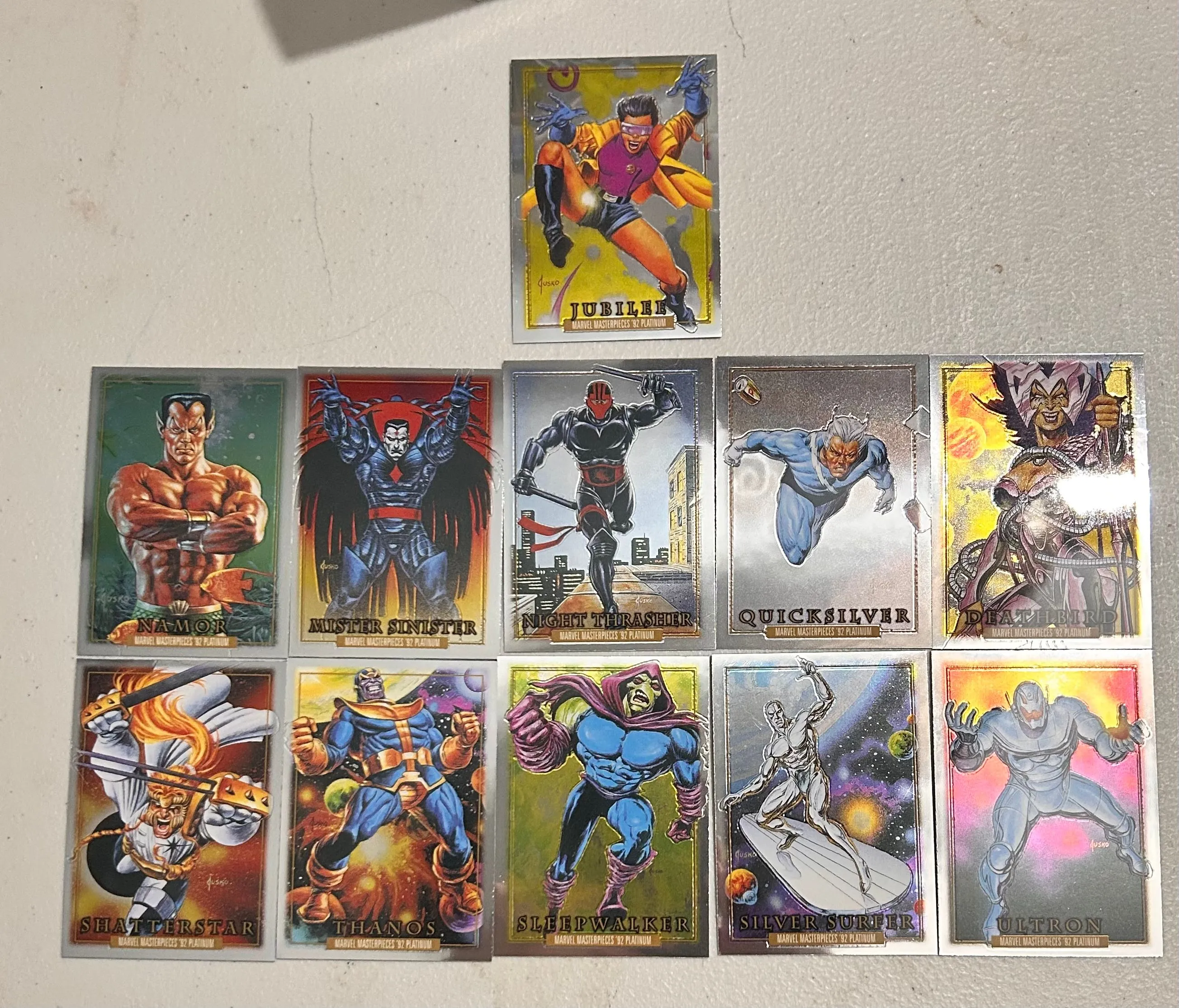Product image for 2024 Marvel Masterpieces  lot 1992 Platinum