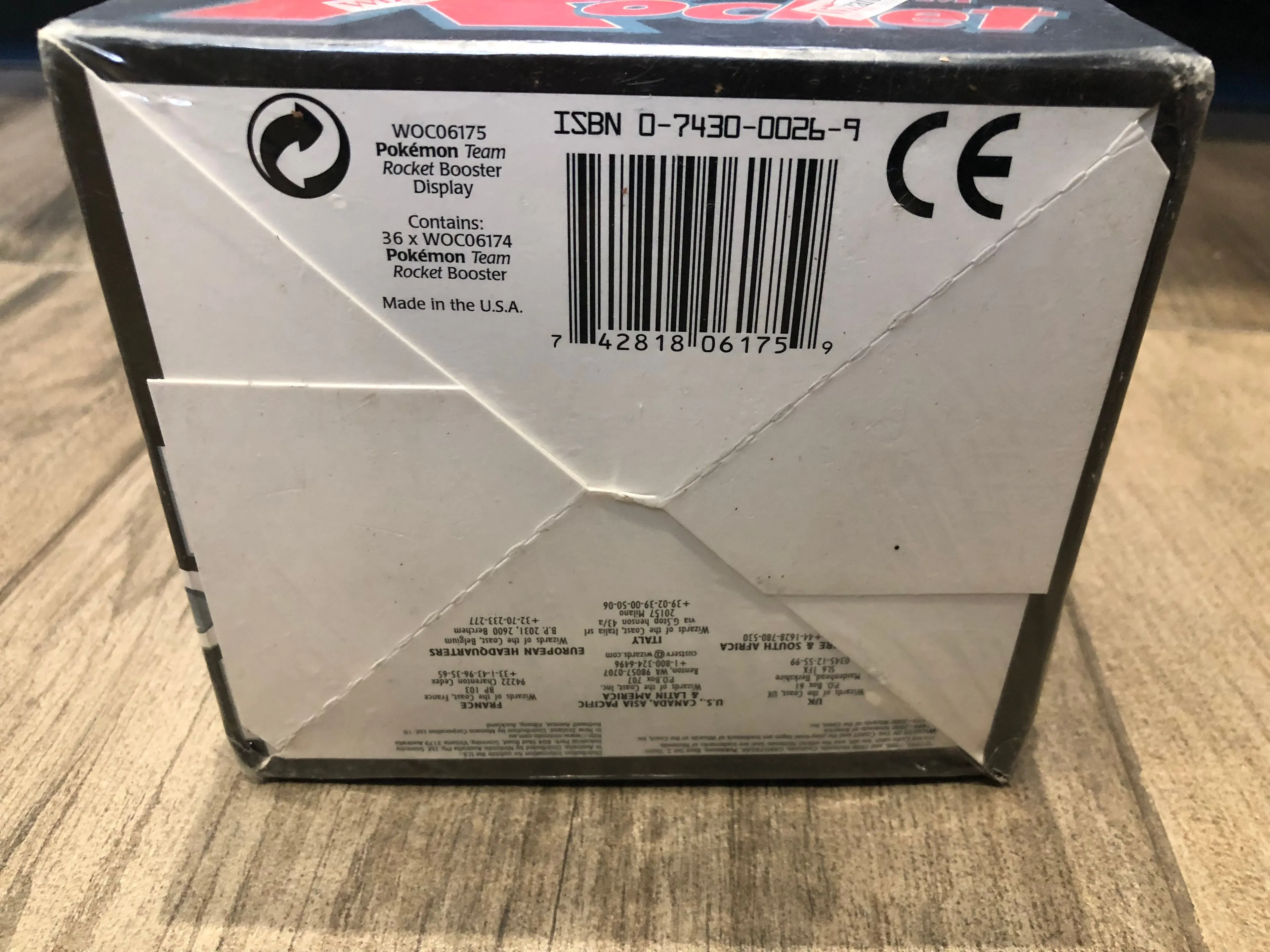1st edition Team Rocket booster box factory sealed vintage 2000  Whatnot:  Shop, Sell, Connect
