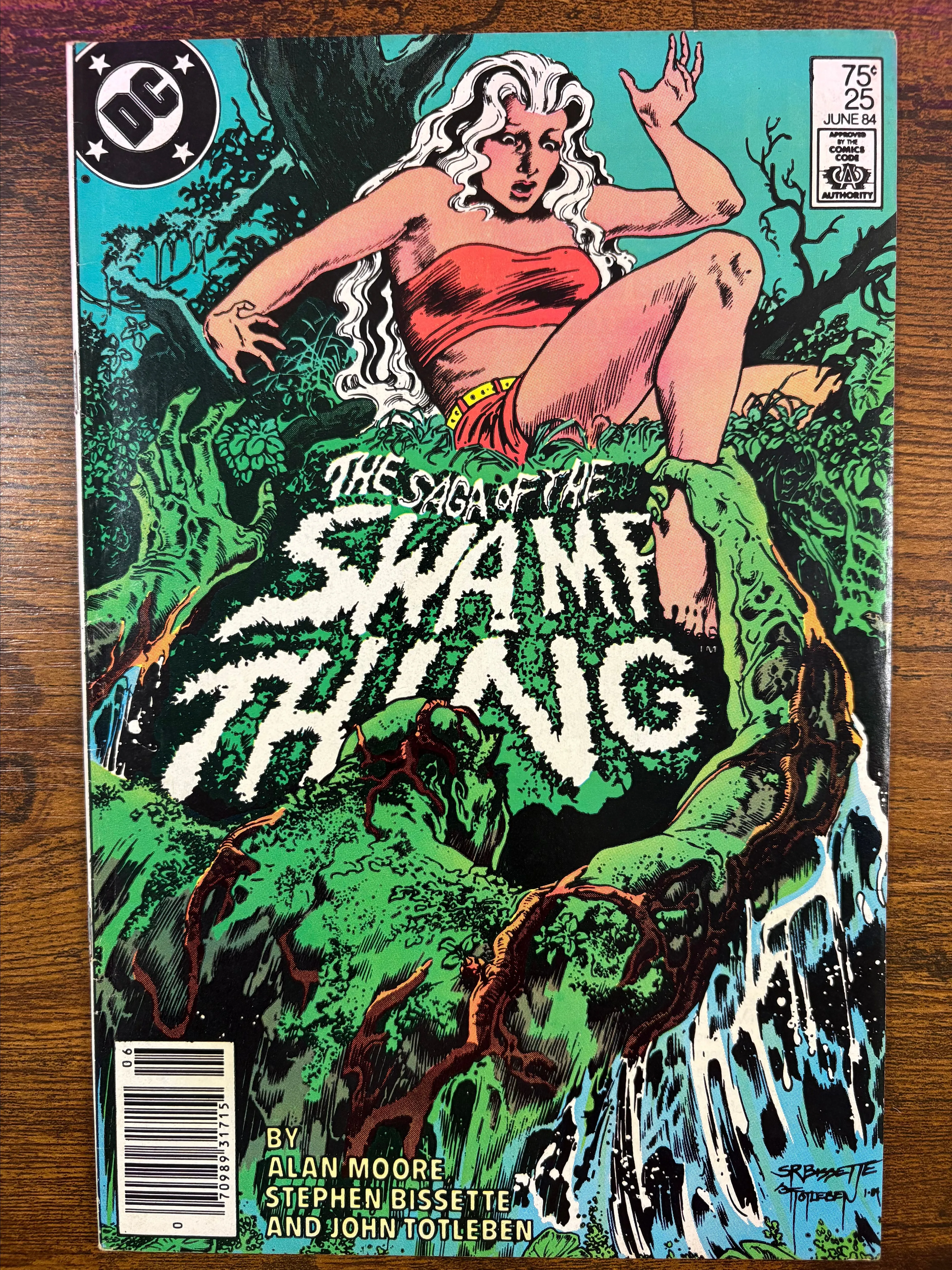 Product image for Mark Jeweler's: Saga of the Swamp Thing #25 (1984)