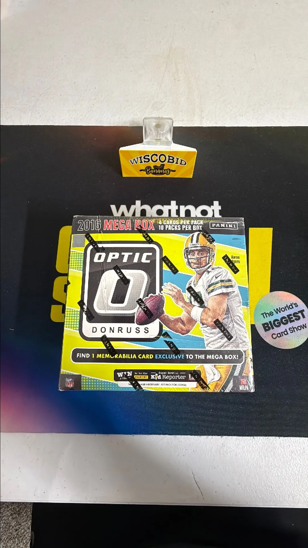 Product image for 2016 Panini Donruss Optic Football Mega Box 1 Auto Or Mem