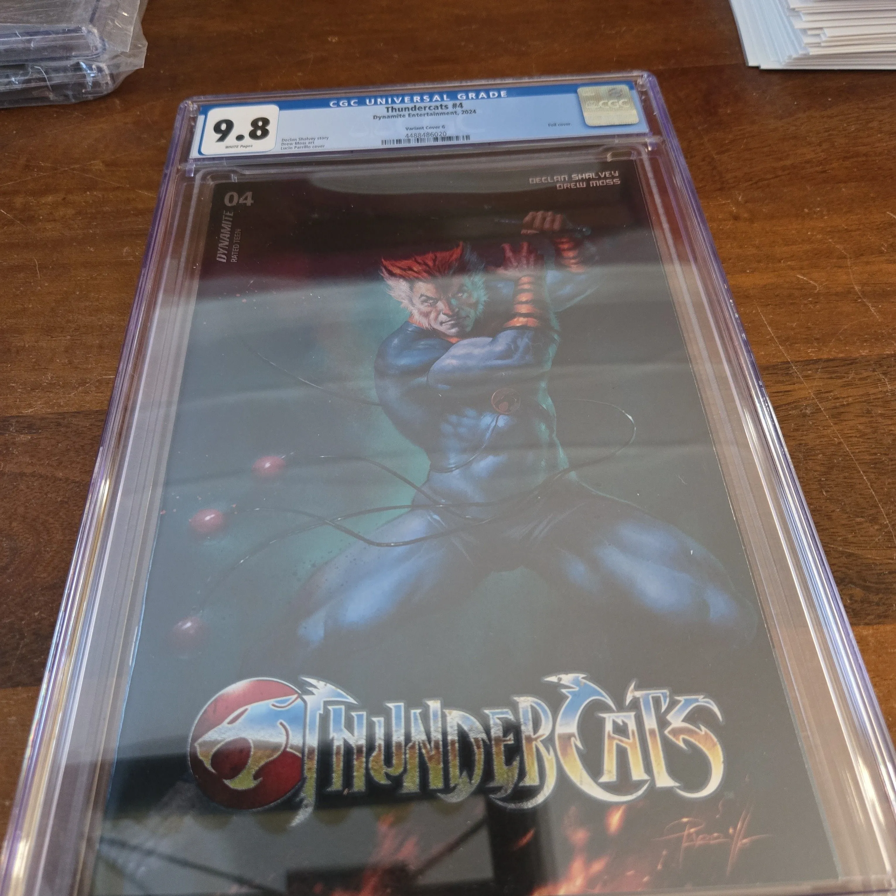 Product image for Thundercats #4 CGC 9.8 Foil Cover 