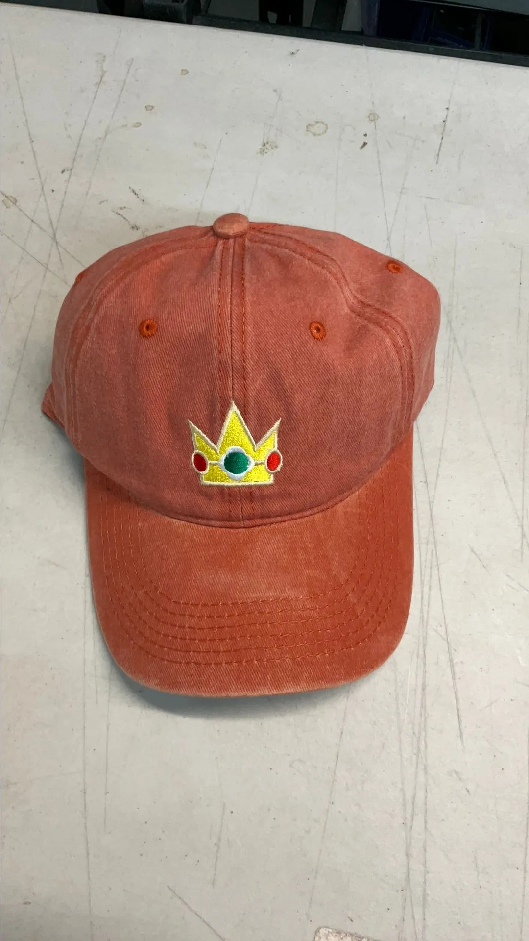 Product image for Orange Princess Daisy Hat - Adult