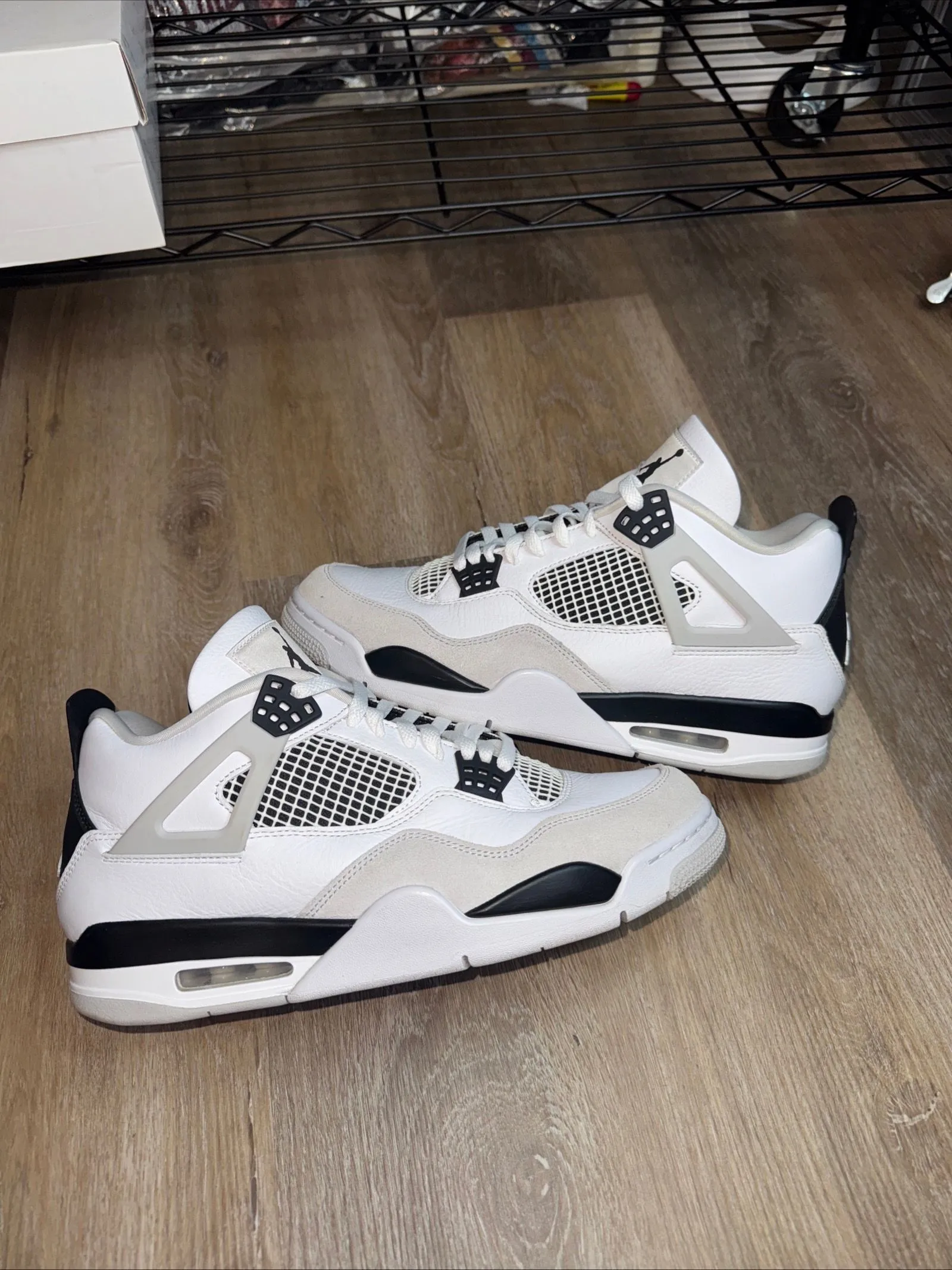 Product image for JORDAN 4 MILITARY BLACK SIZE 11.5