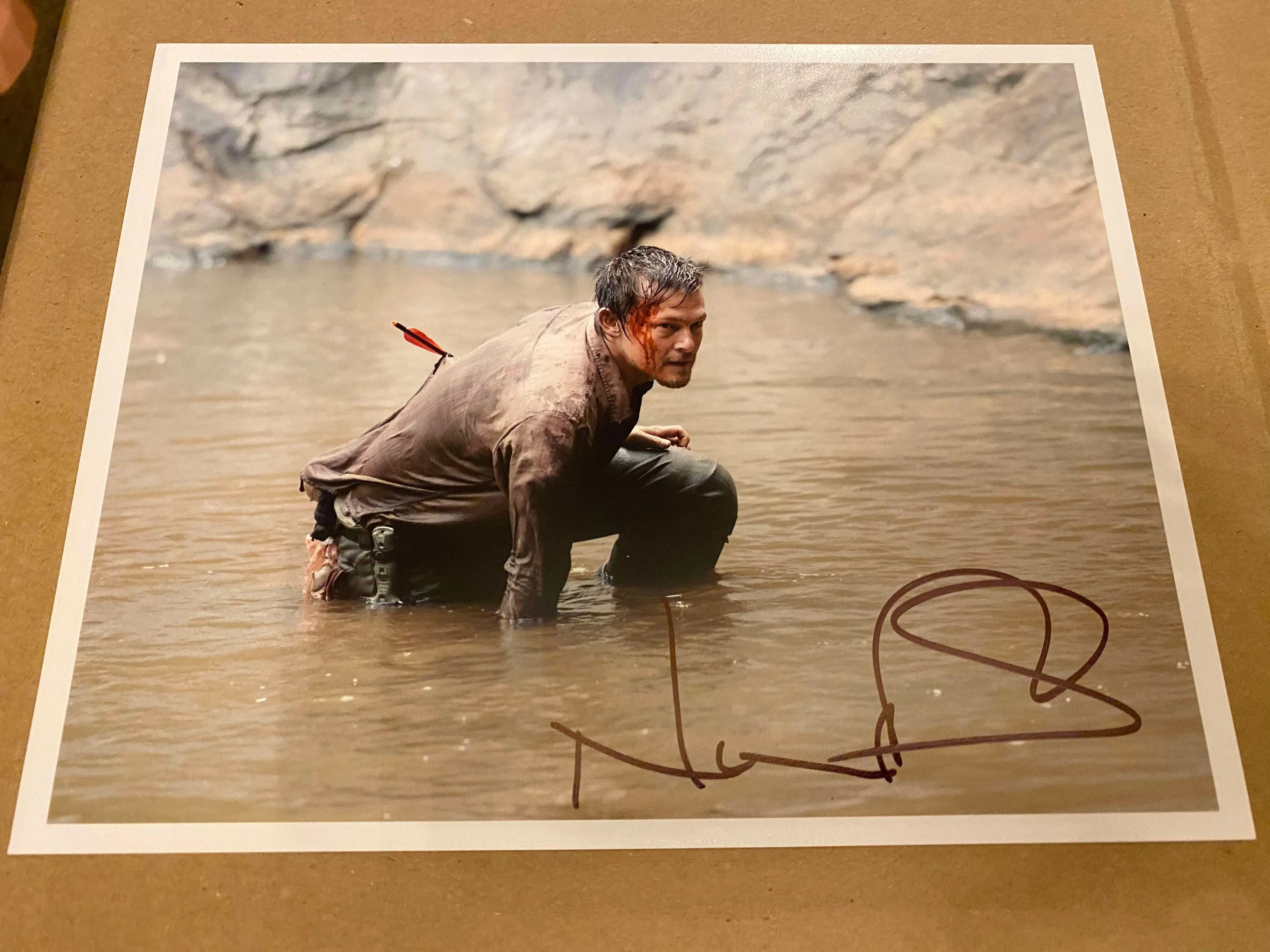 Product image for The Walking Dead Norman Reedus Daryl SIGNED Photo Season 1 2012