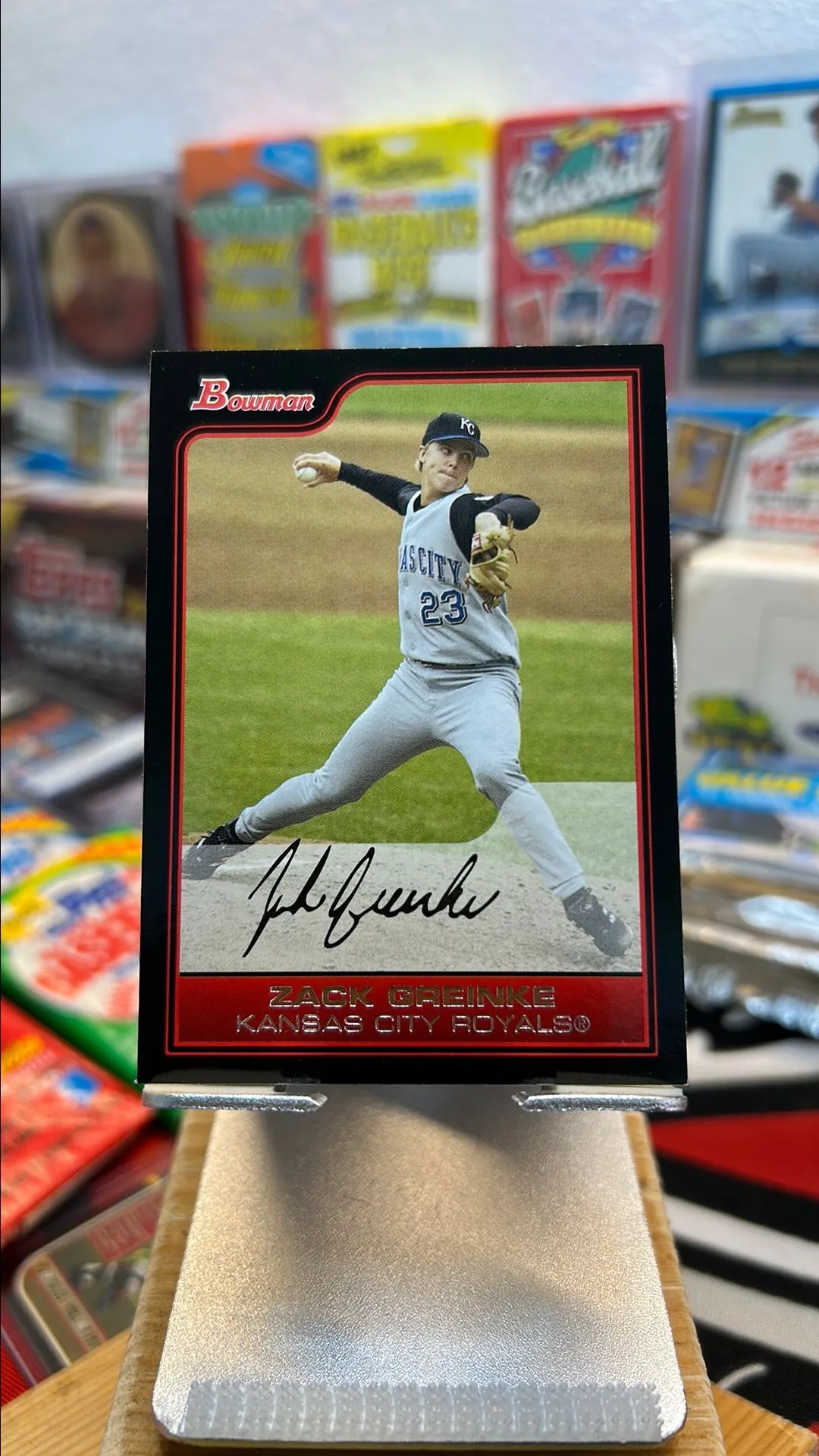 Product image for 2006 Bowman Zack Greinke #12 Kansas City Royals