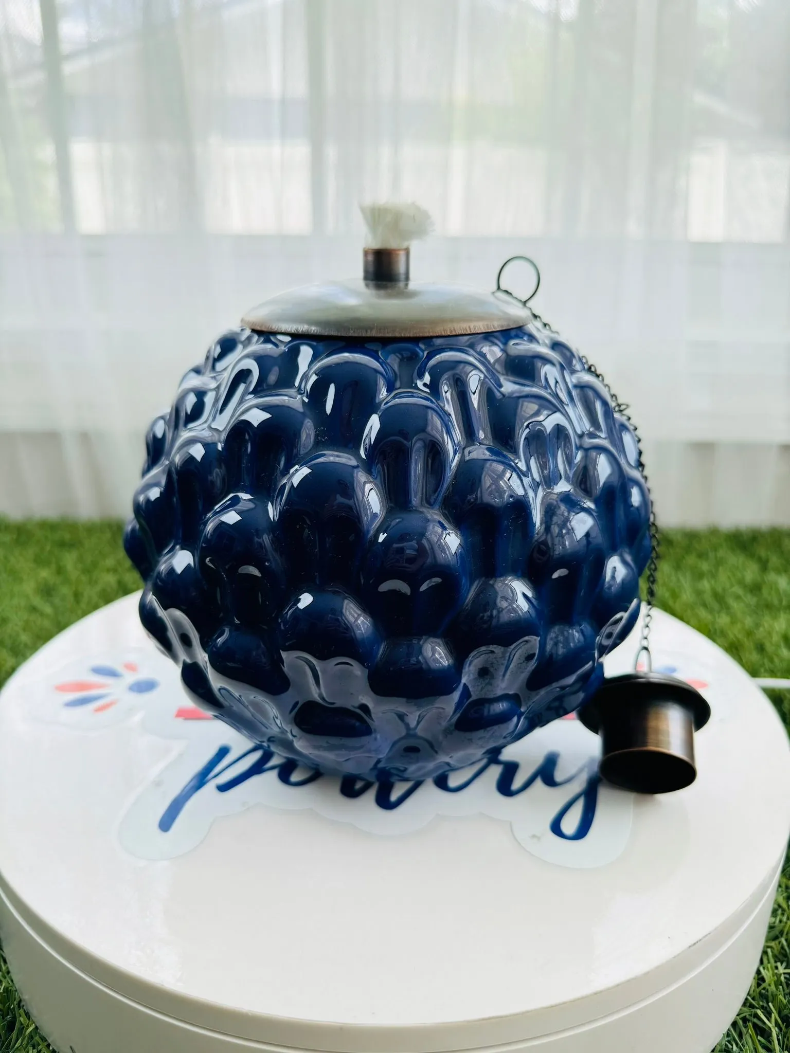 Product image for Hand Painted Ceramic Torch 