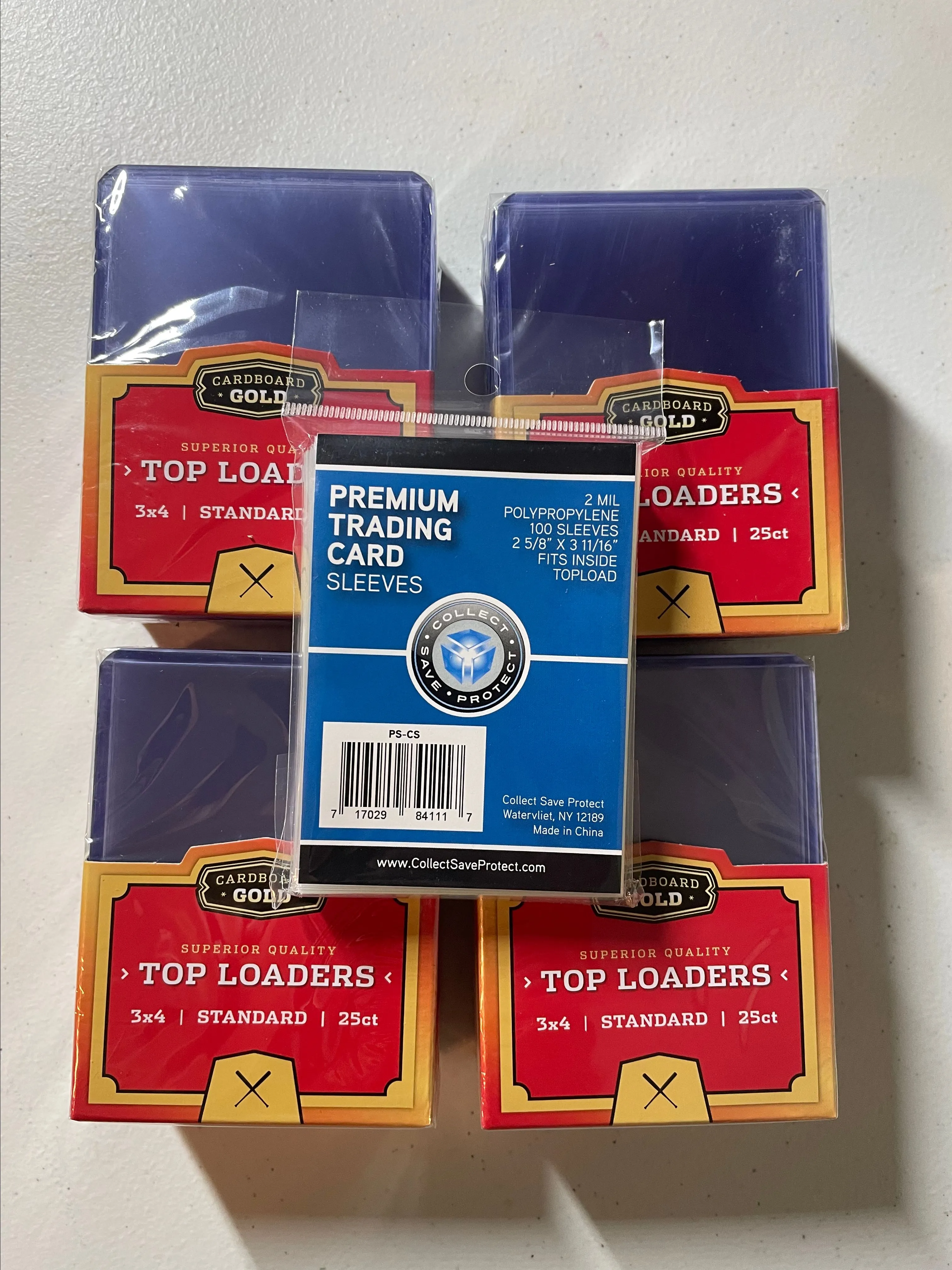 Product image for Top Loaders and Penny Sleeves Combo