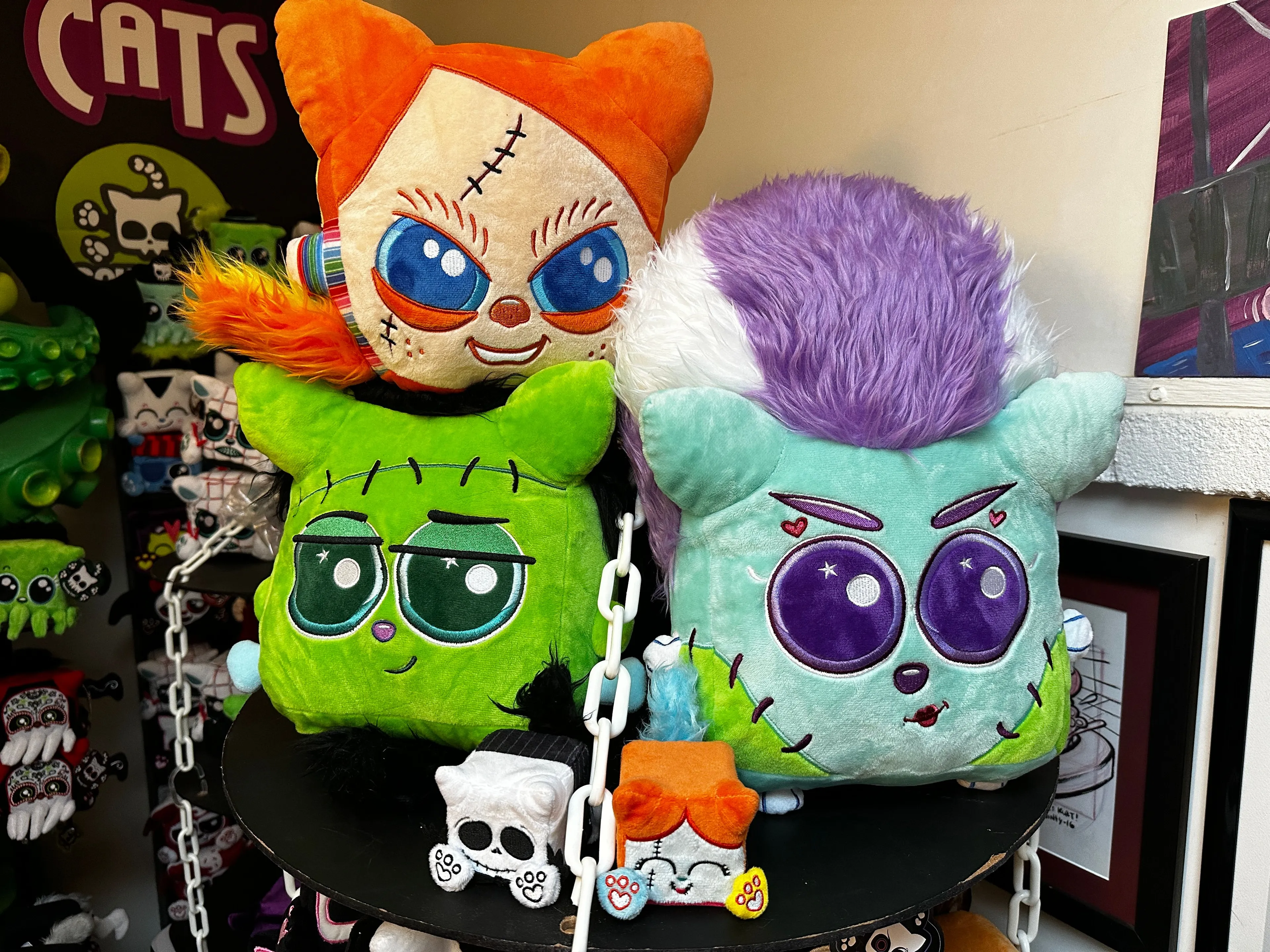 Product image for Three Horror Pillow Plushies