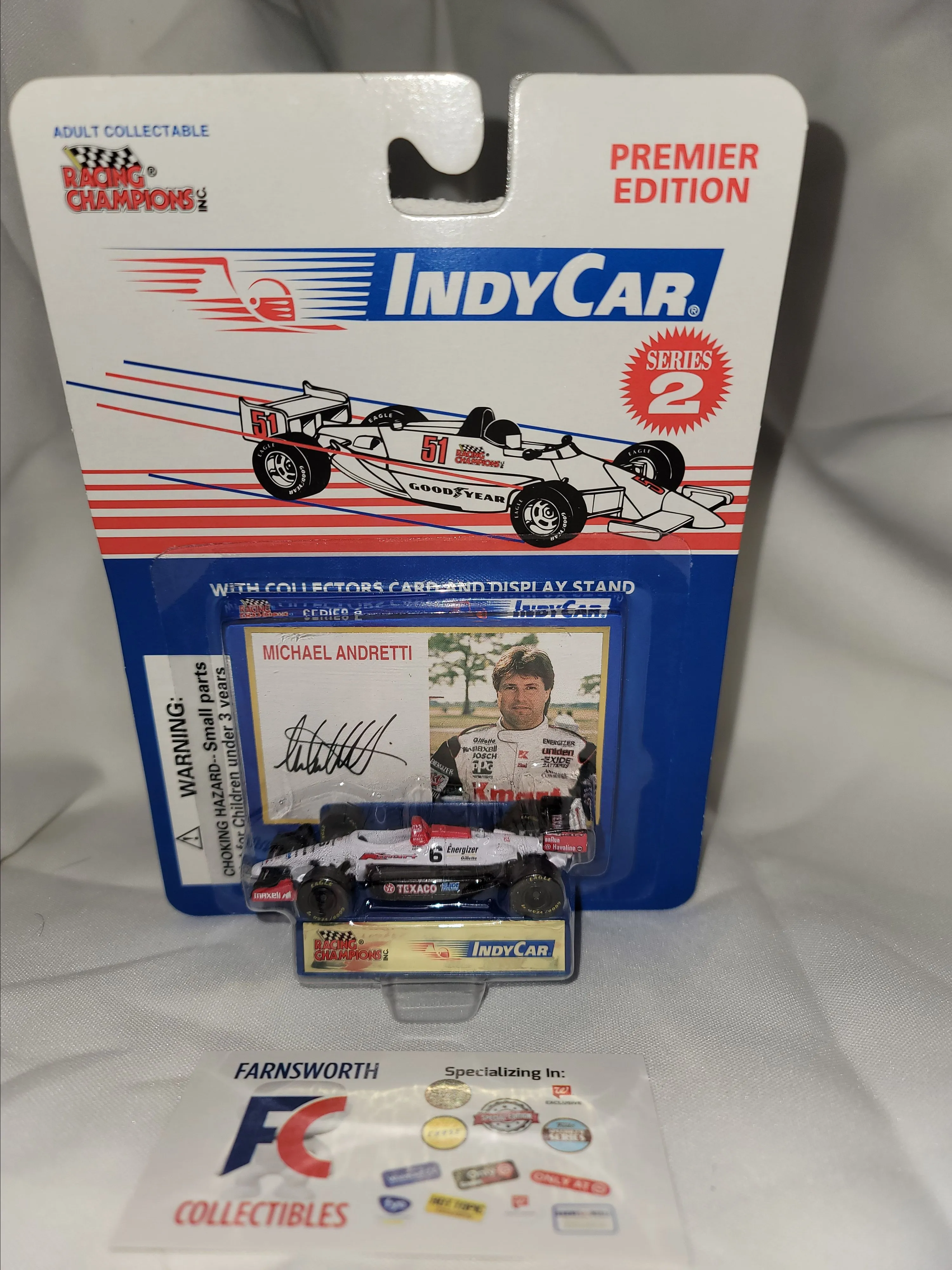 Product image for 1995 Racing Champions (Series 2) Indy Car #8 Michael Andretti 1/64 Texaco