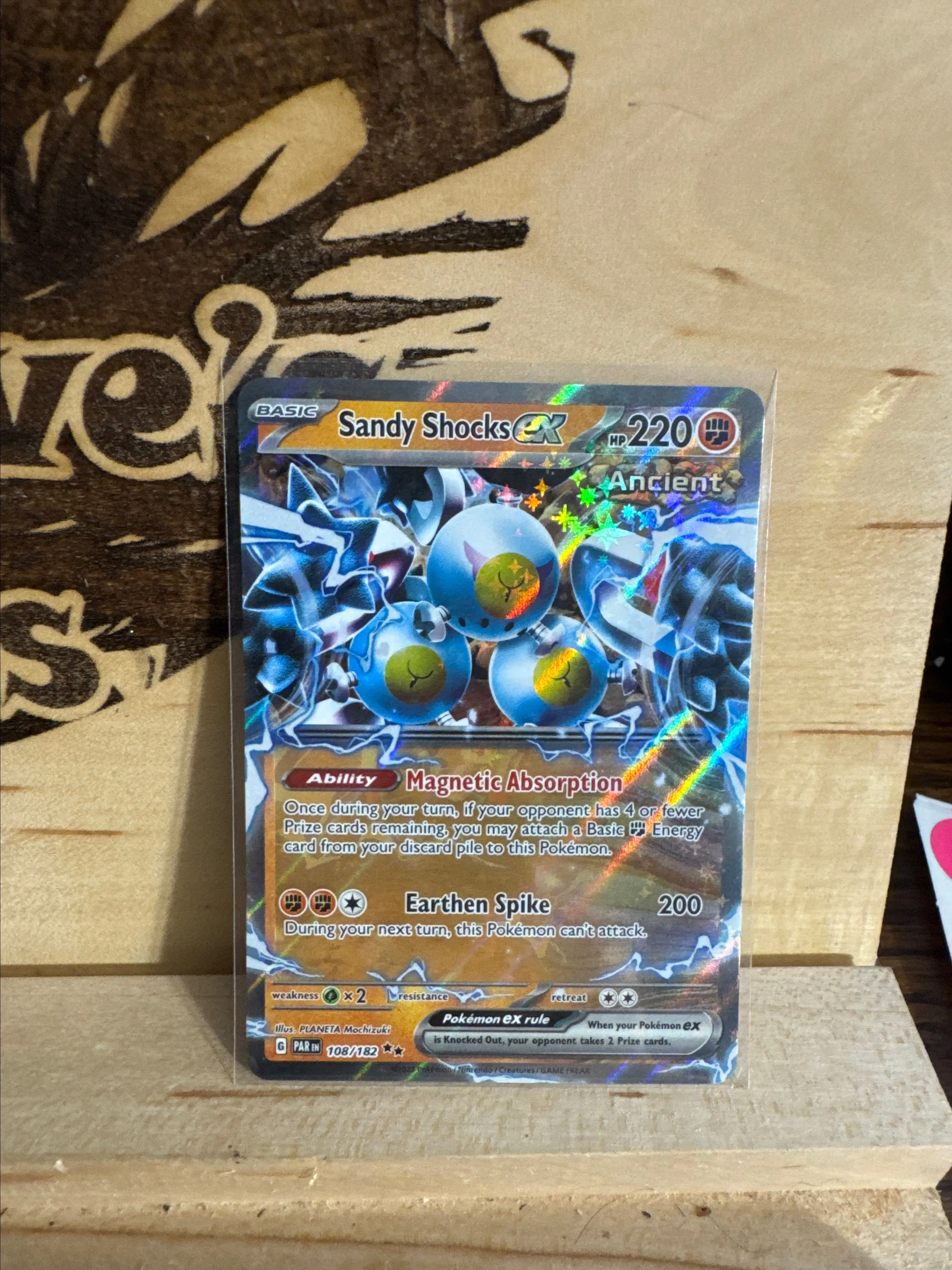 Product image for Sandy Shocks Ex [Holo] #108 Pokemon Paradox Rift  