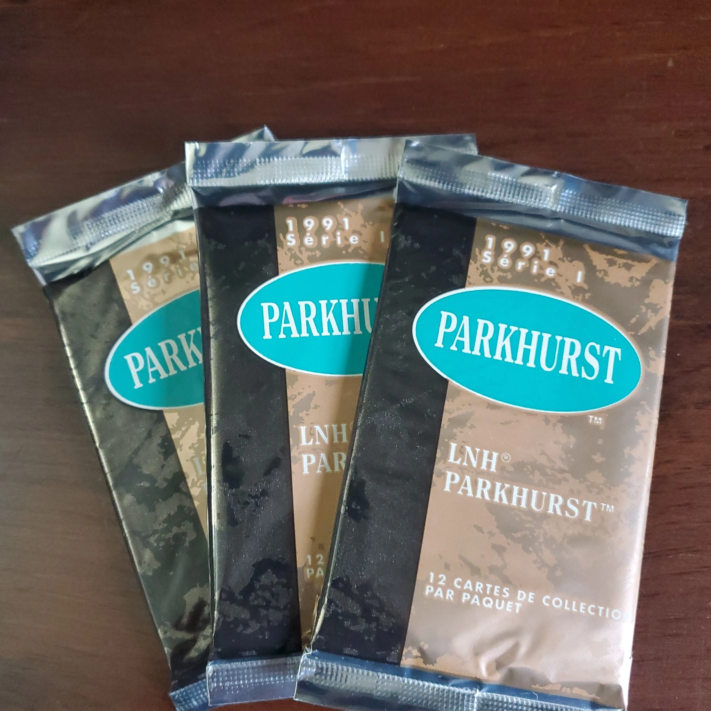 Product image for 1991 Parkhurst Series 1 3 Pack lot
