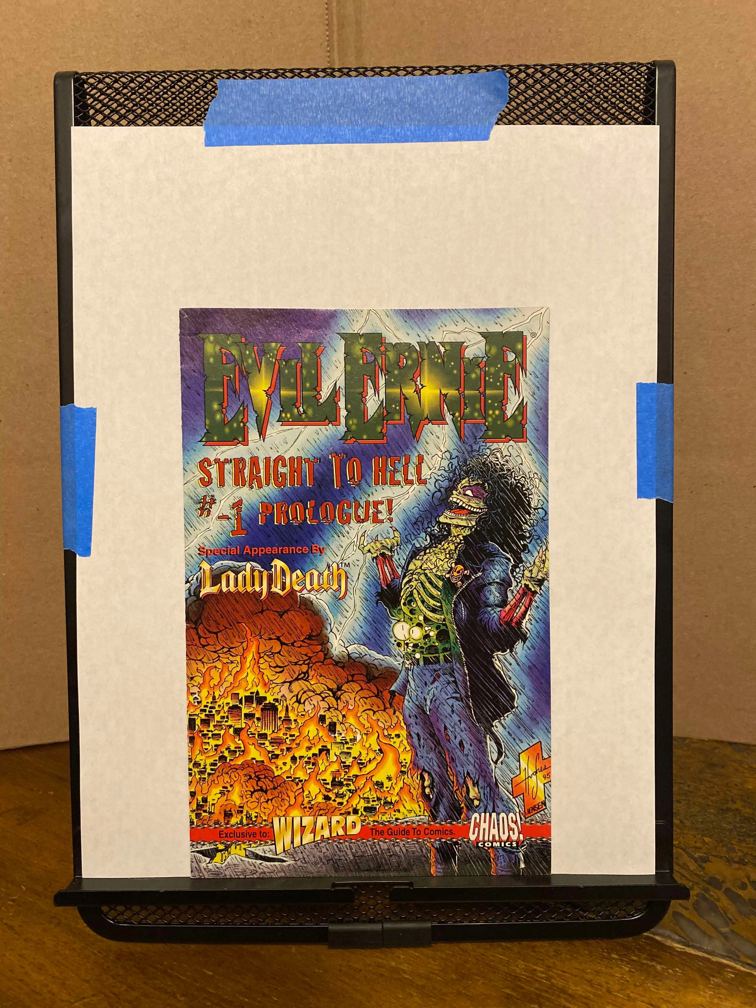 Product image for -1 Evil Ernie Straight to Hell Prologue (Chaos! Comics Wizard September 1995)